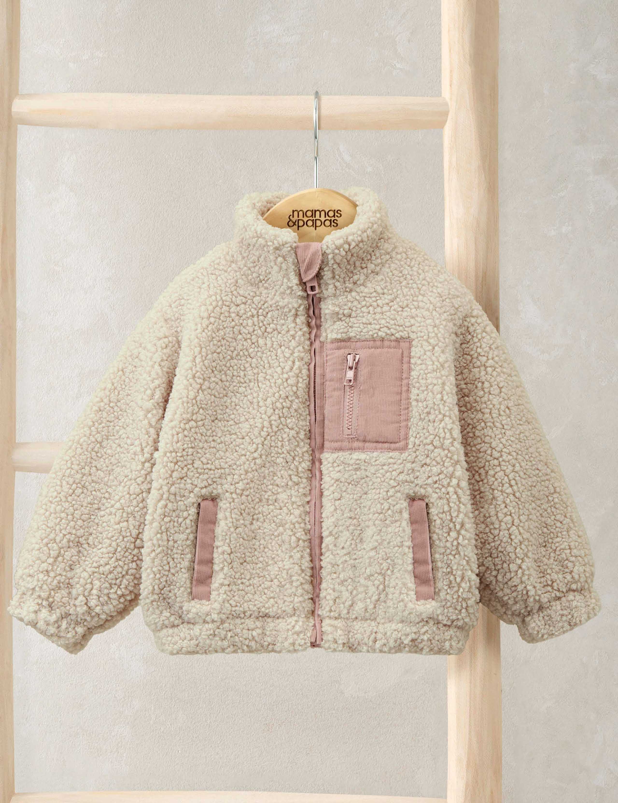 Borg Funnel Neck Jacket (3 Mths-3 Yrs)