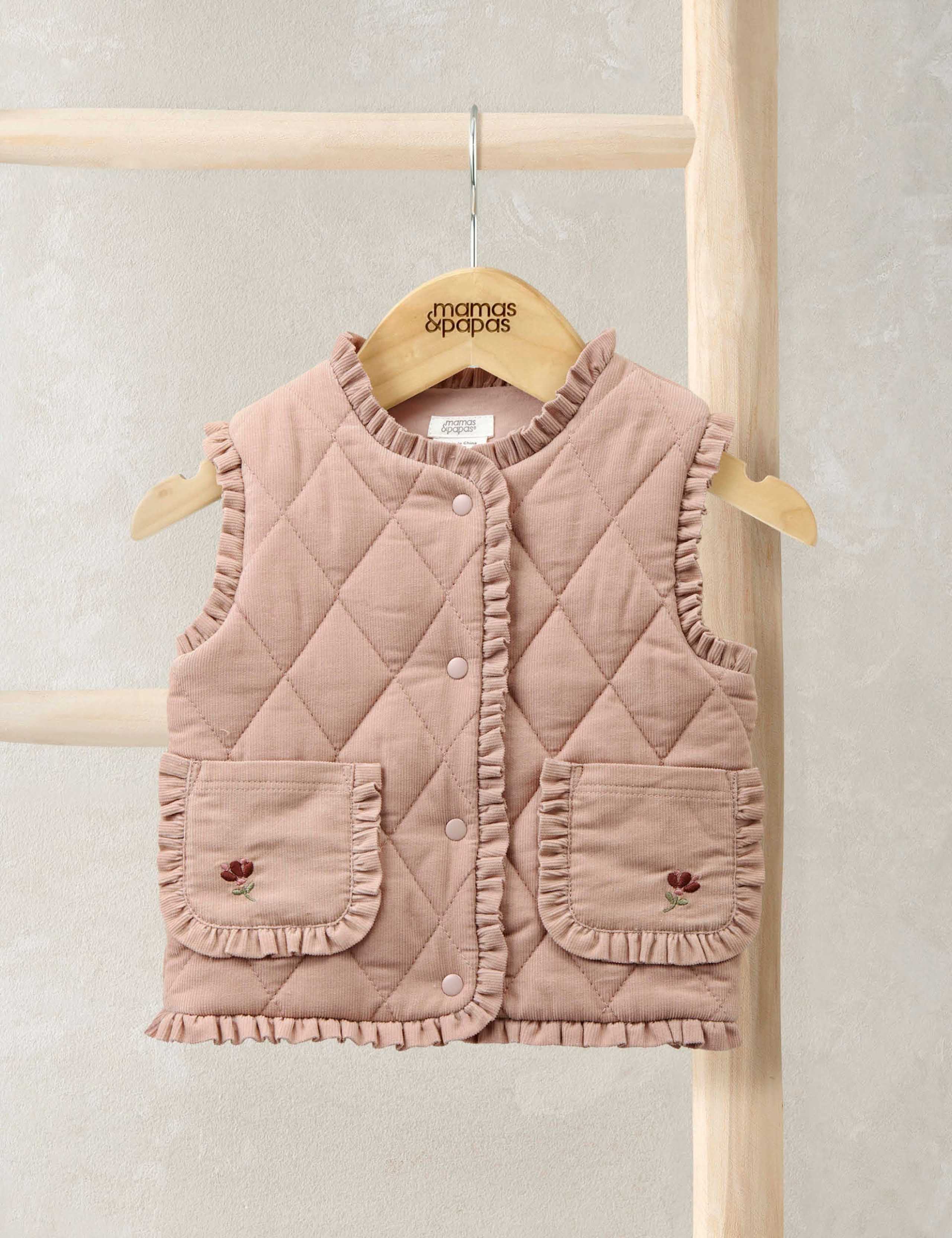 Cord Quilted Gilet (3 Mths-3 Yrs)