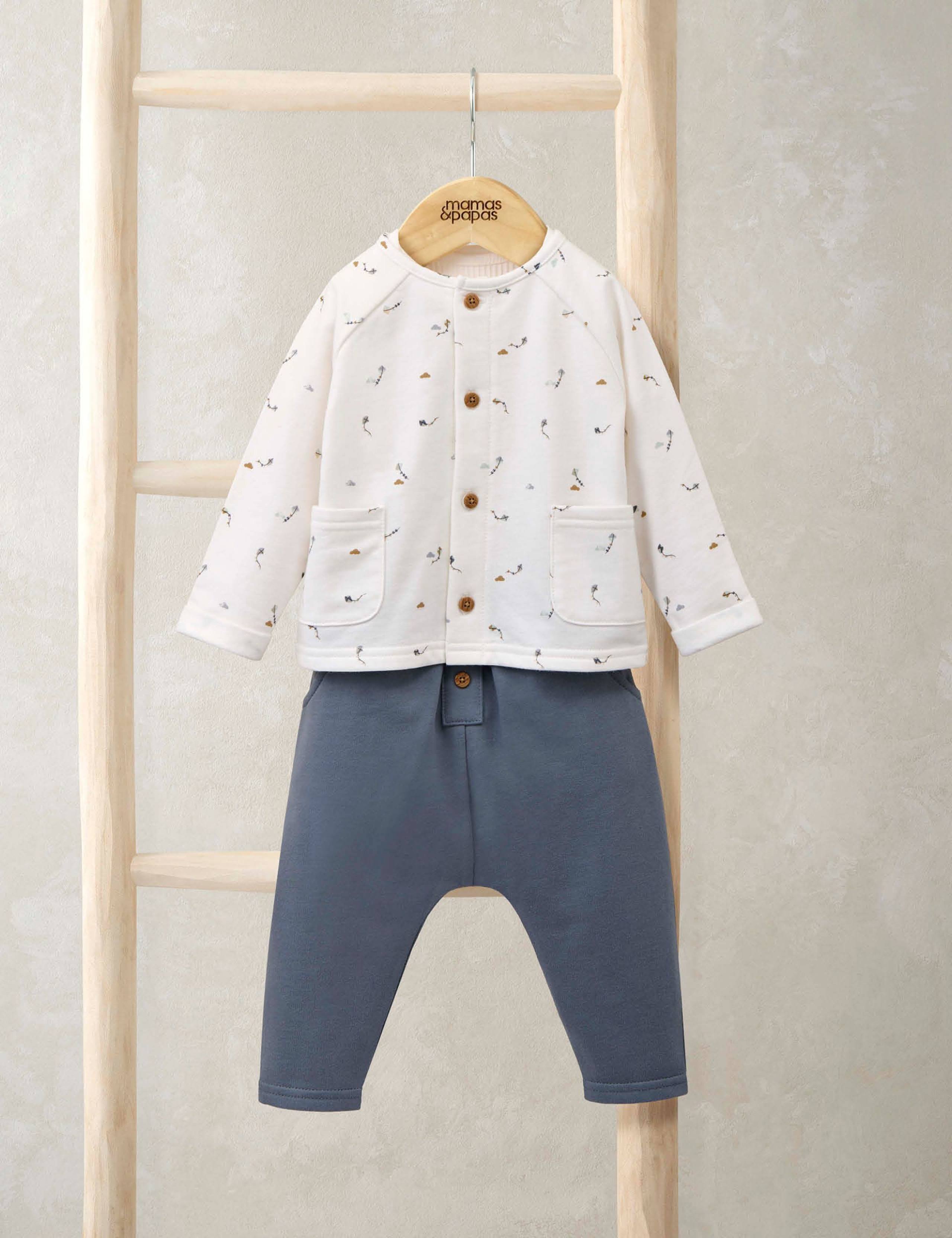3pc Kite Print Outfit (0-12 Mths)