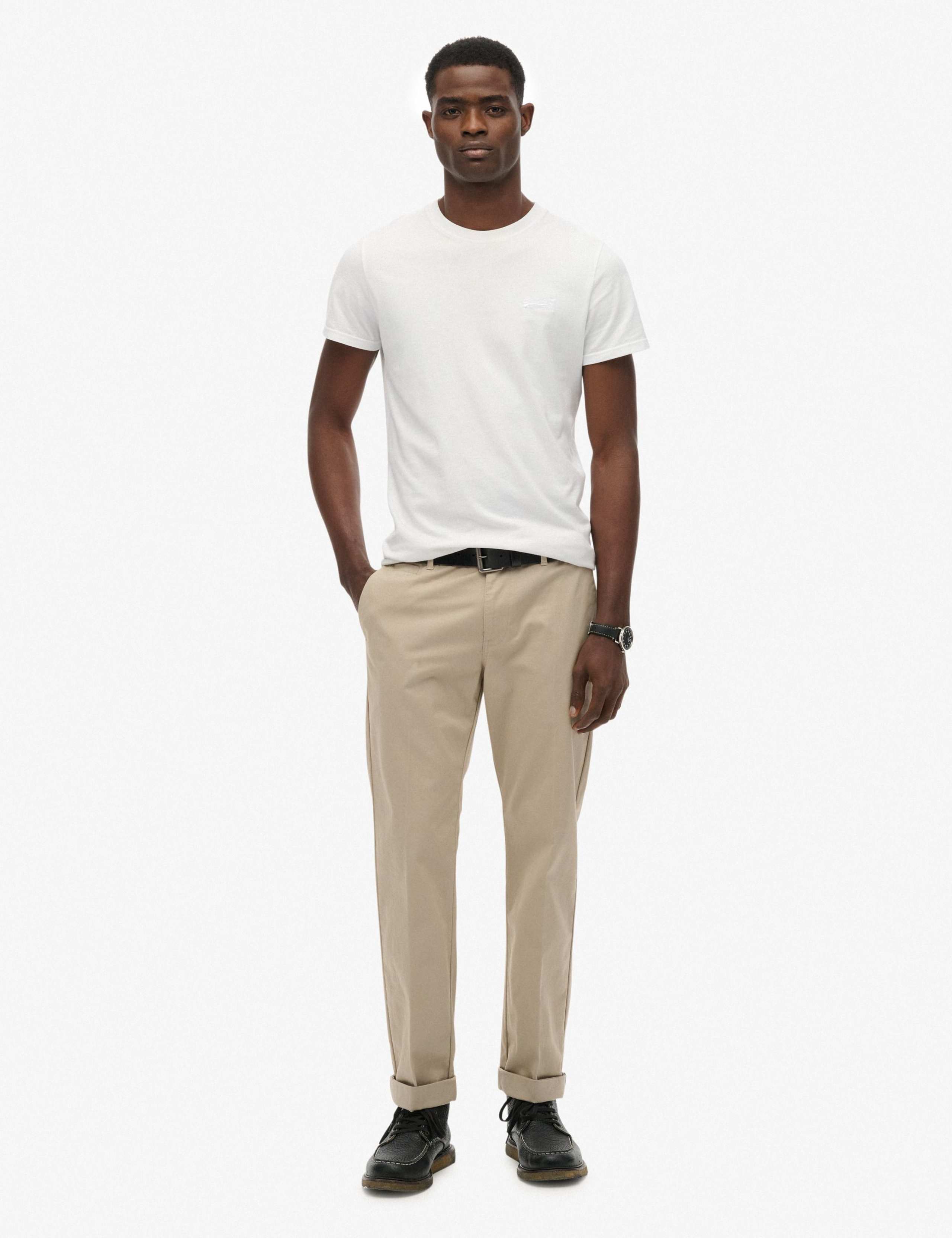 Regular Fit Cotton Rich Chinos