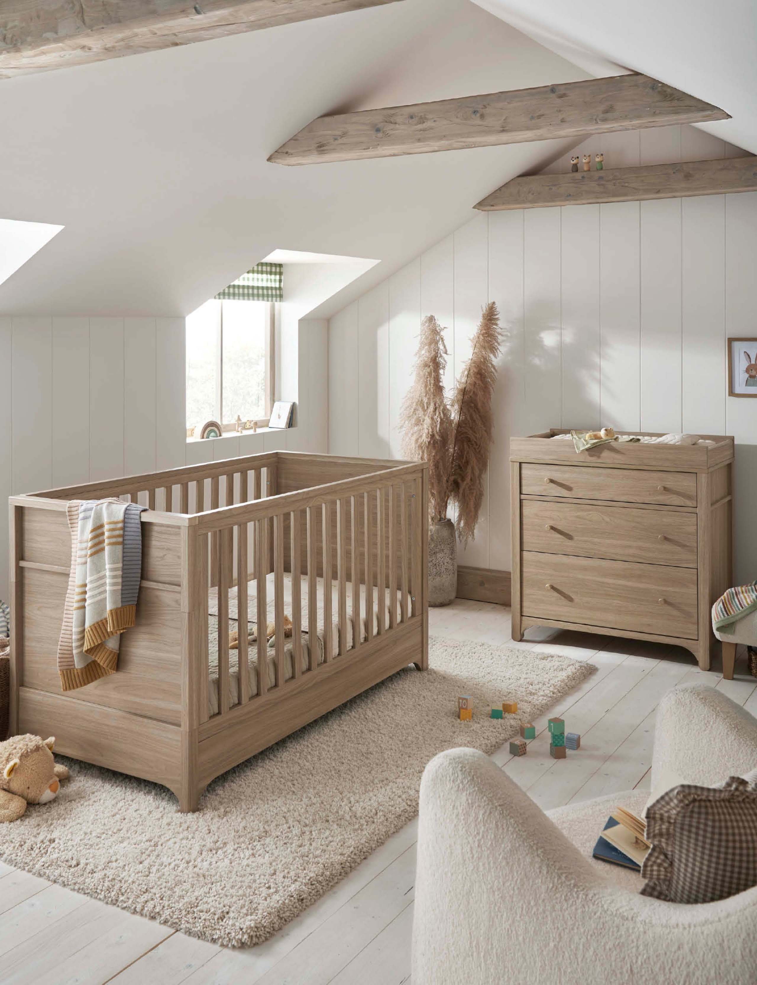 Barton Cot Bed & 3 Drawer Chest Set