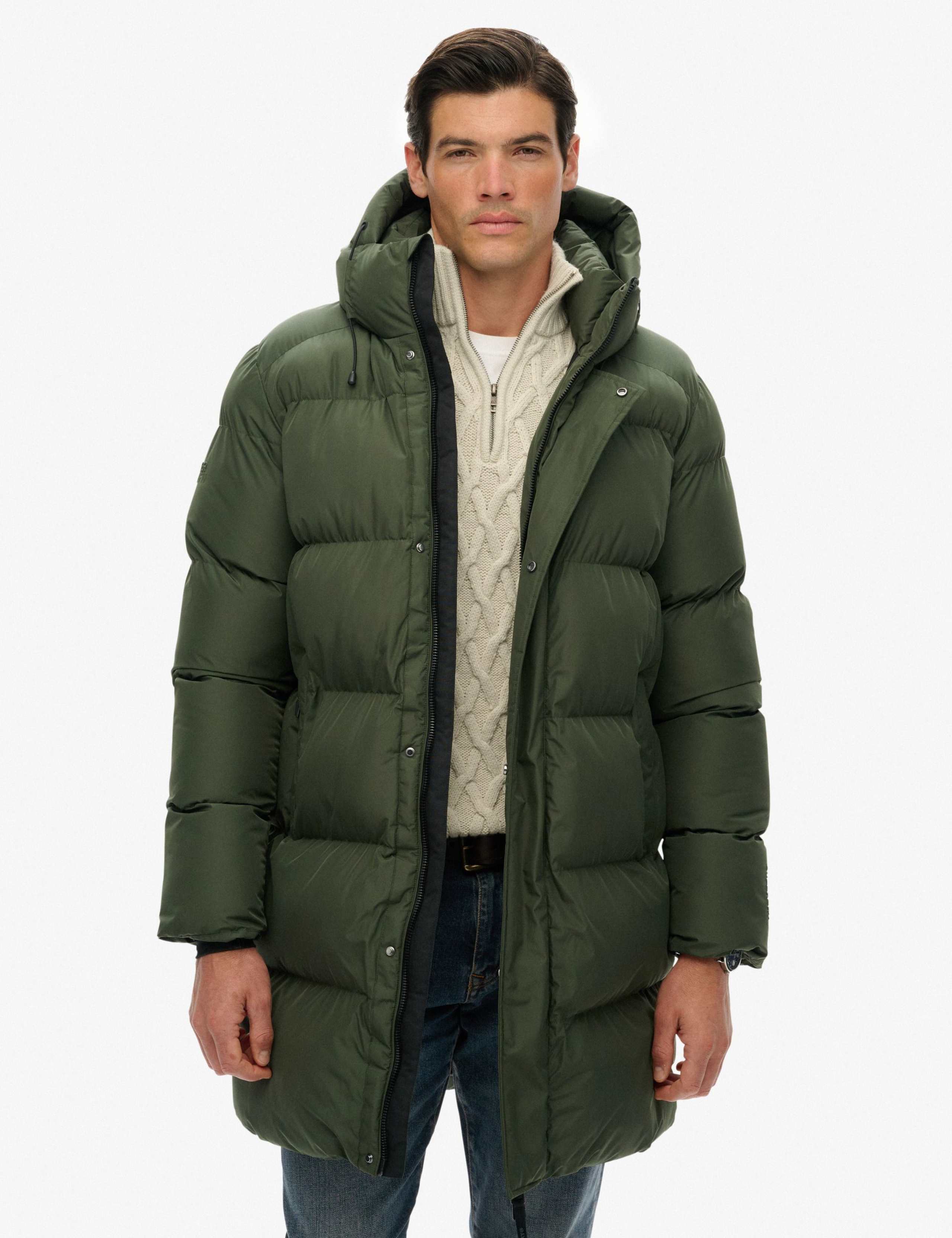 Hooded Sports Puffer Coat