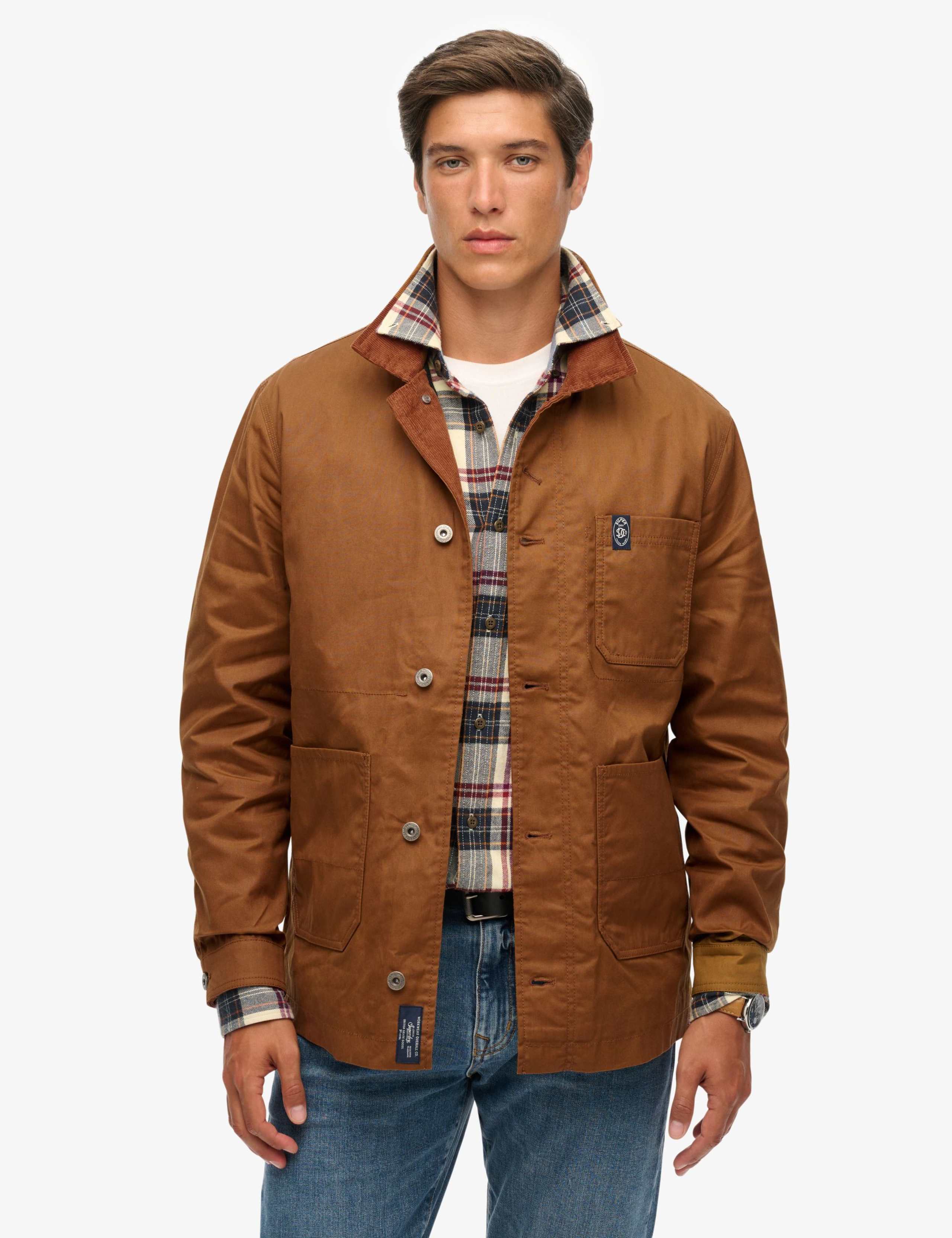 Cotton Rich Waxed Worker Jacket