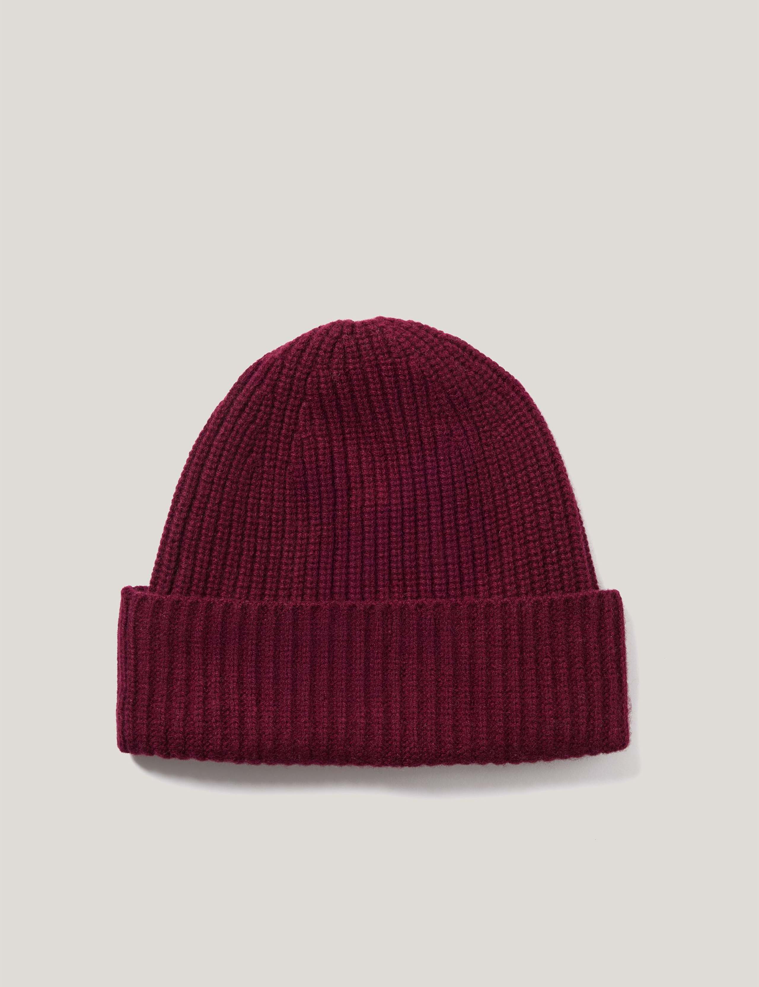 Wool Rich Rib Beanie Hat