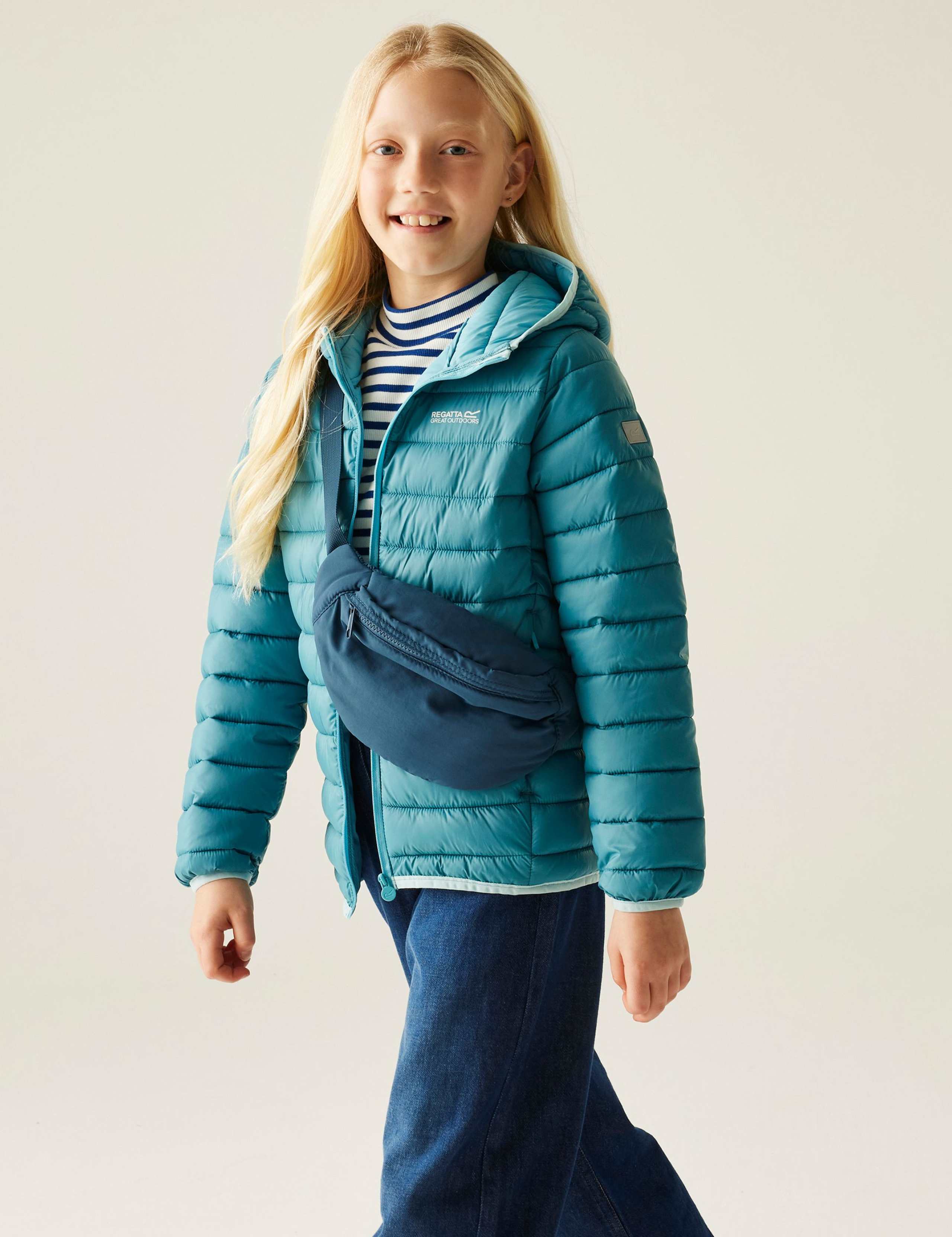 Junior Marizion Hooded Puffer Jacket (3-14 Years)