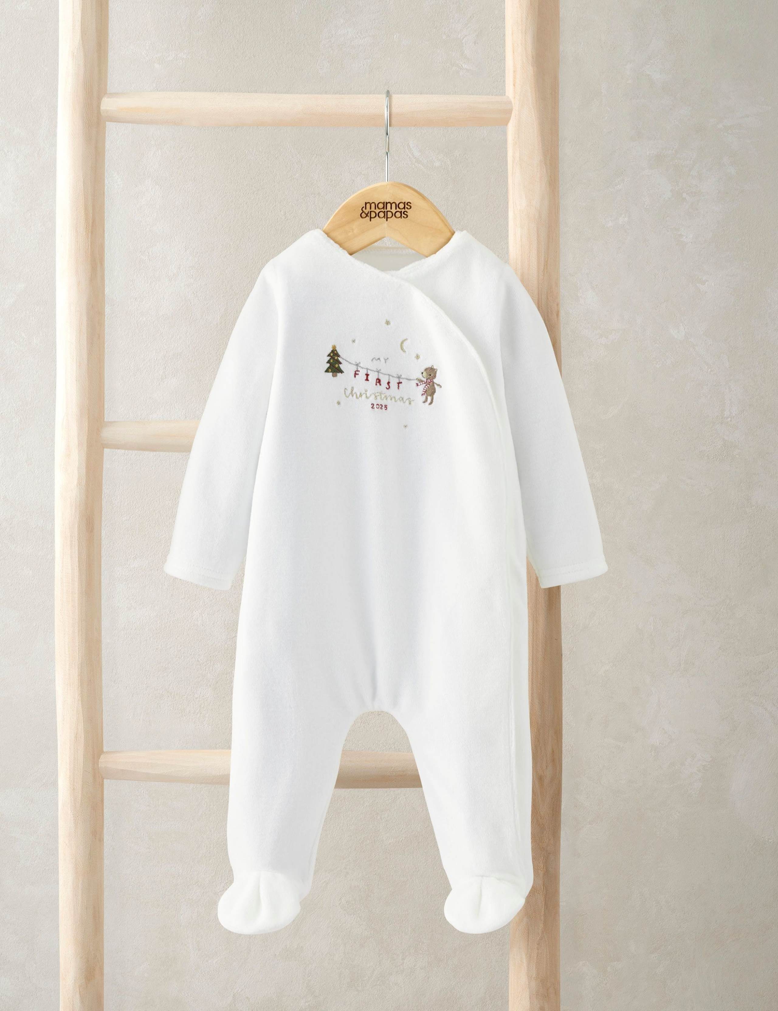 Cotton Rich My First Christmas Sleepsuit (0-12 Mths)