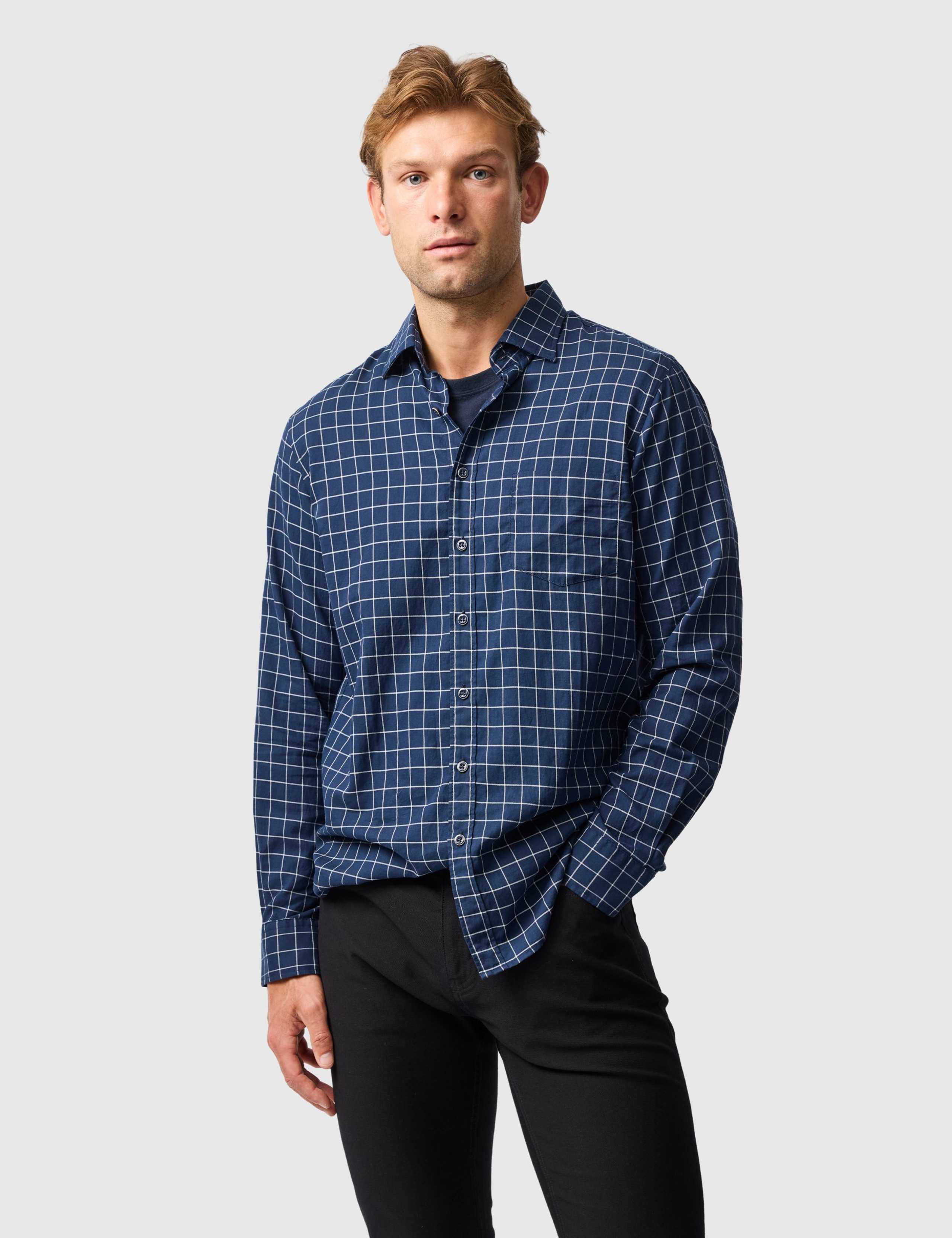 Glenrock Regular Fit Pure Cotton Check Shirt