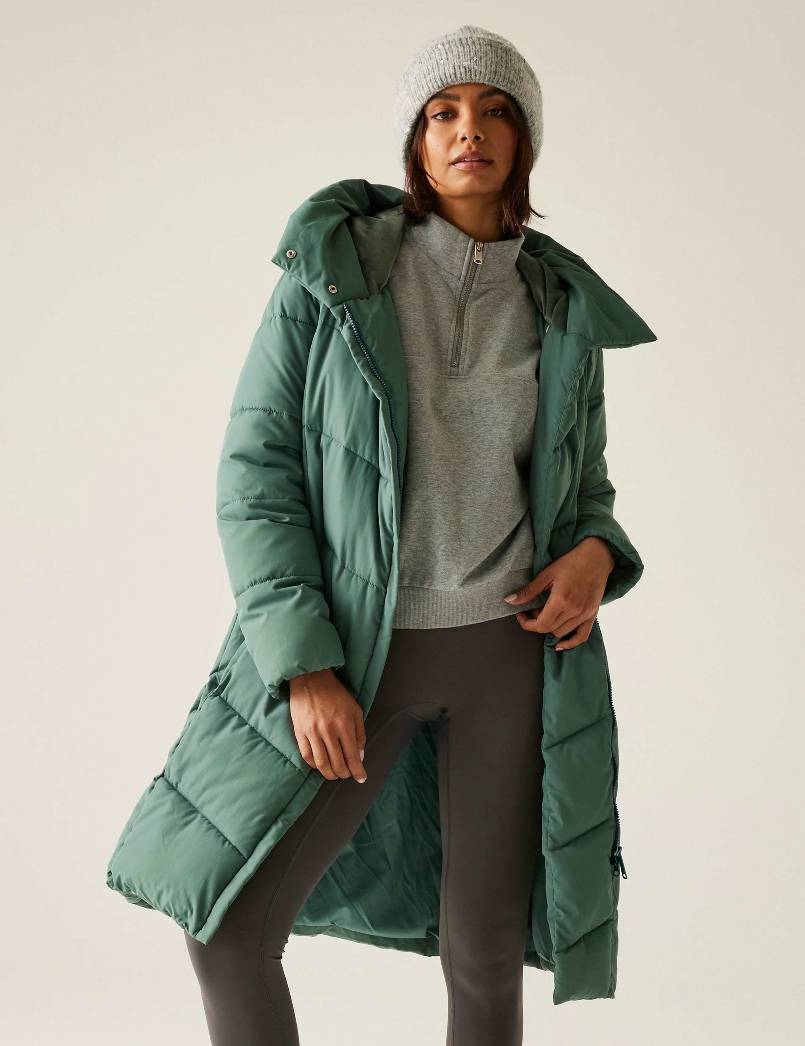 Nurie Quilted Water-Repellent Puffa Jacket