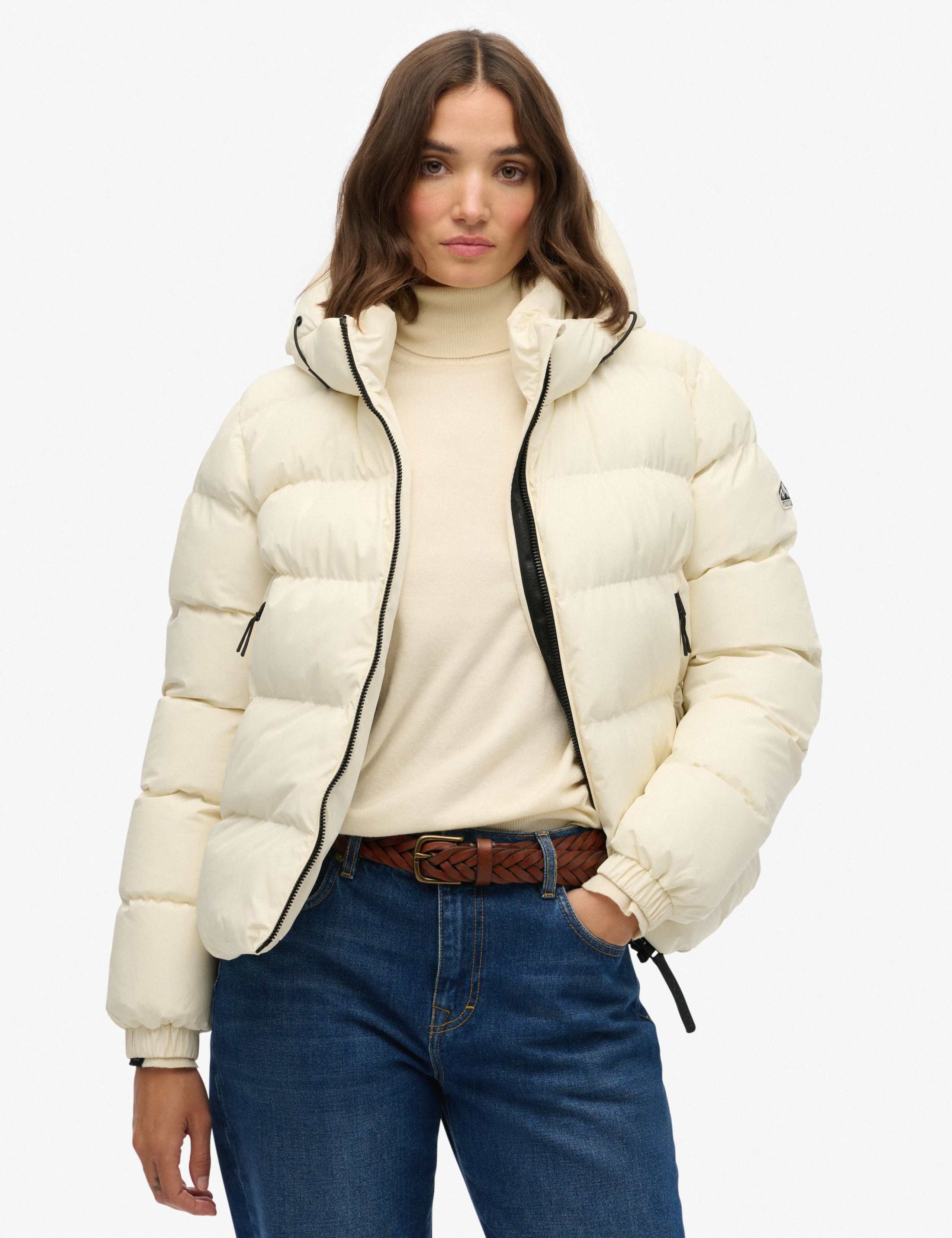 Funnel Neck Puffer Jacket