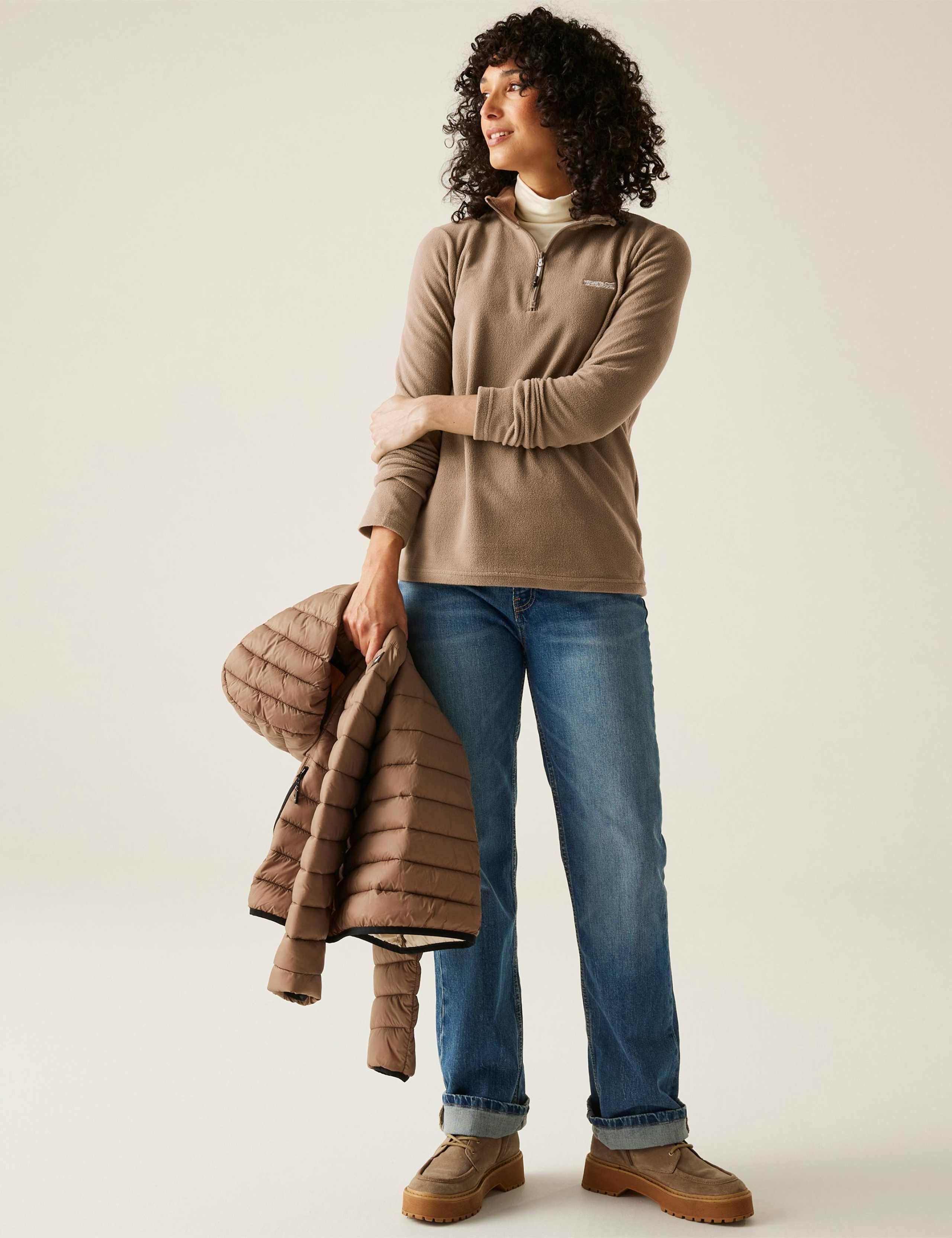 Sweethart Half Zip Fleece Jumper