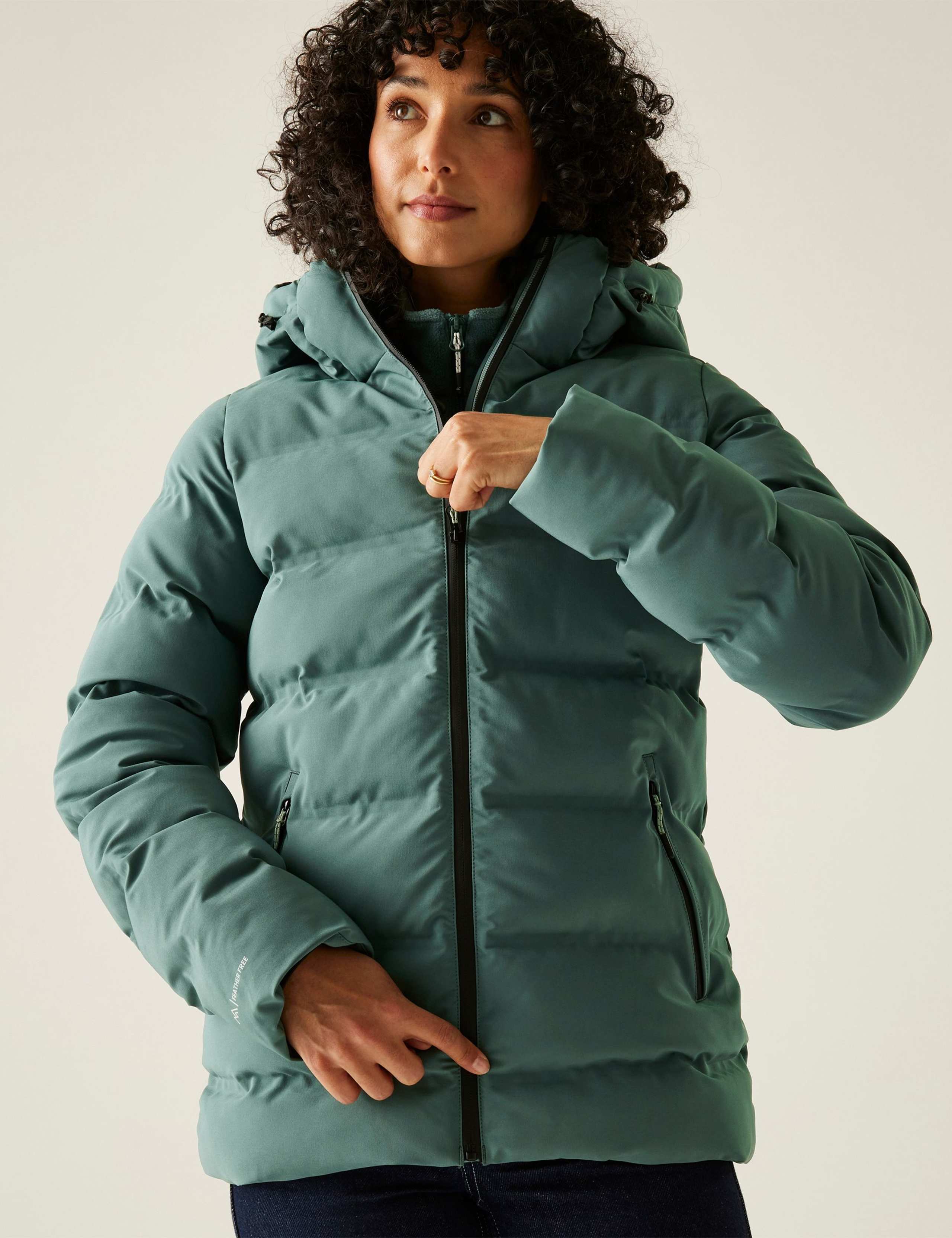 Altoro Thermal Quilted Hooded Puffer Jacket