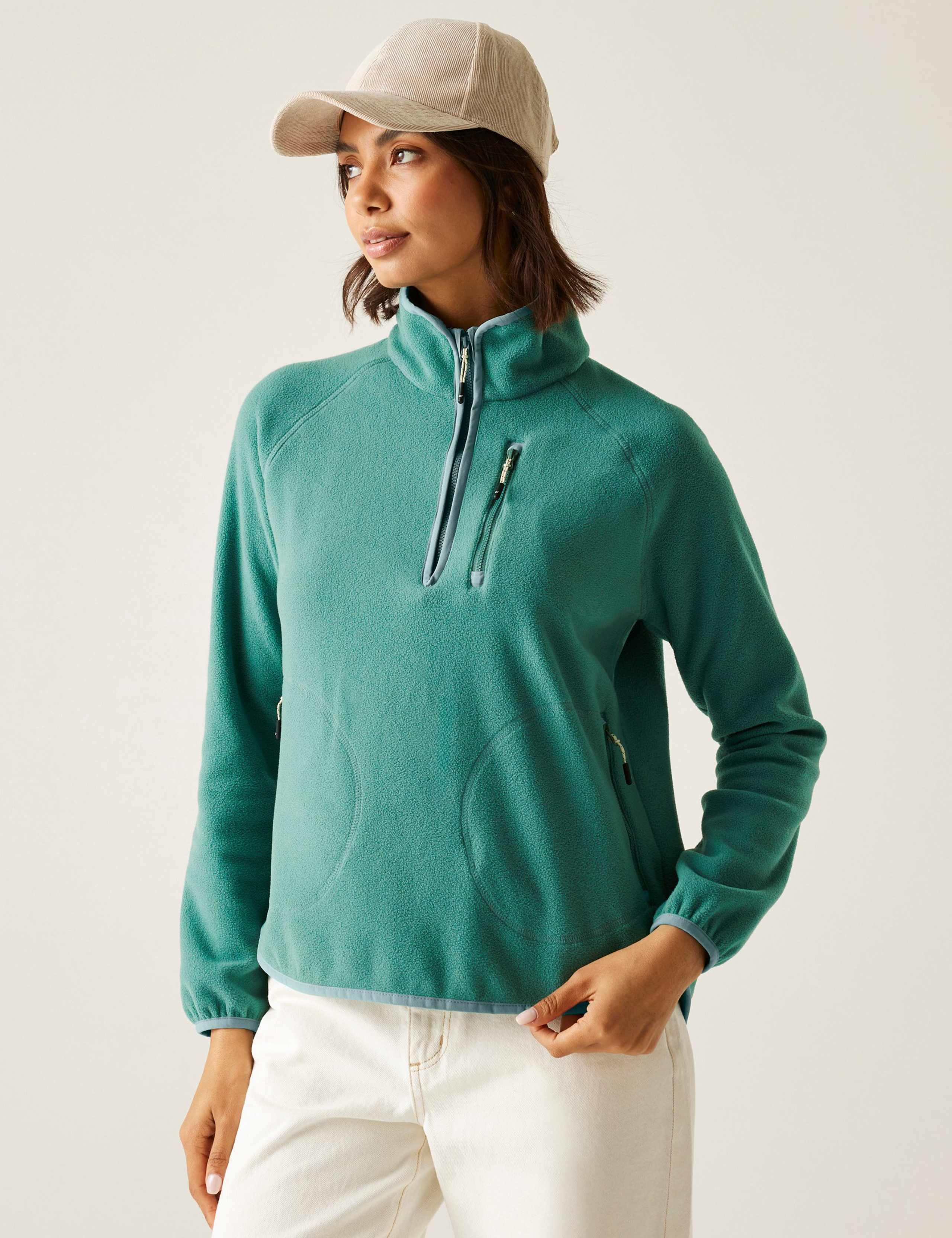 Frankie Half Zip Funnel Neck Fleece