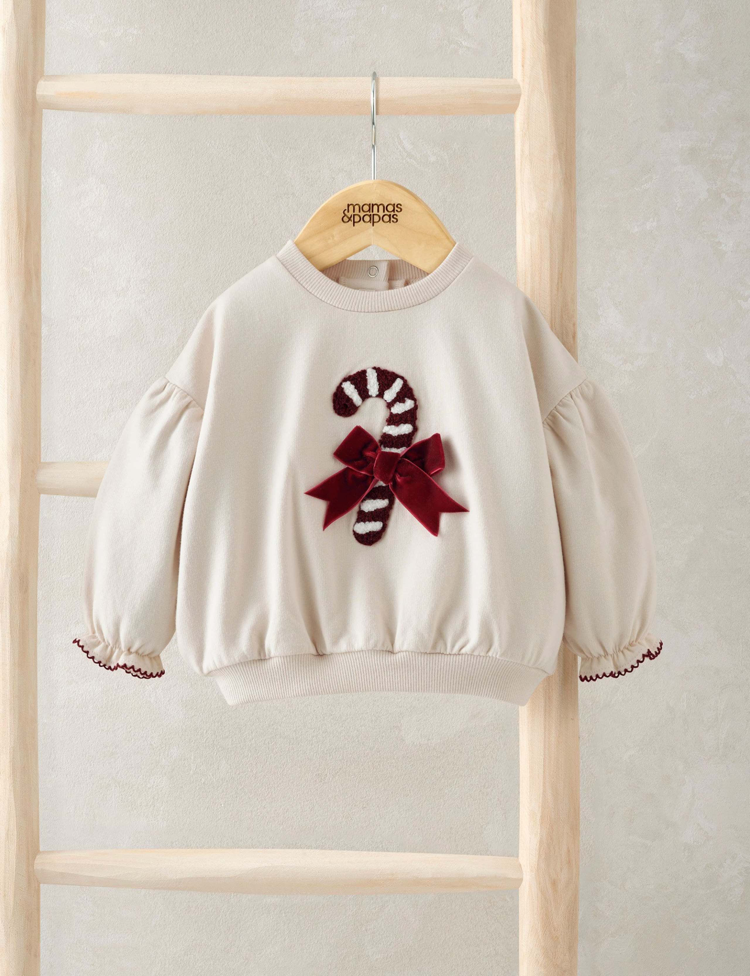 Pure Cotton Candy Christmas Sweatshirt (0 Mths-3 Yrs)