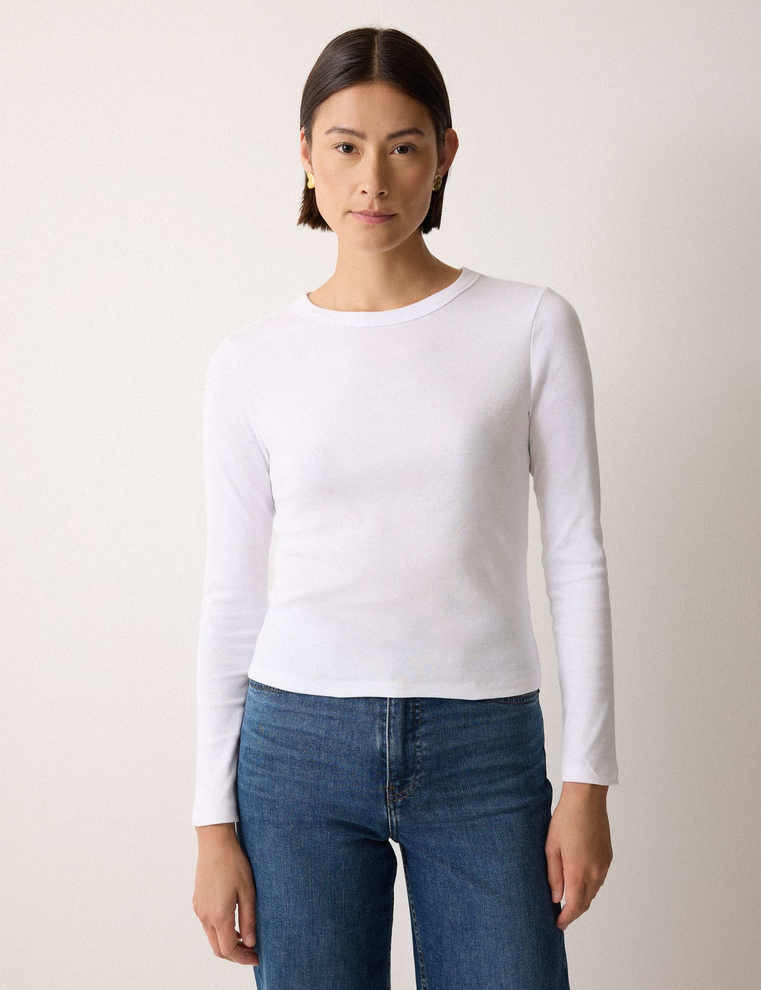 Cotton Rich Ribbed Slim Fit T-Shirt