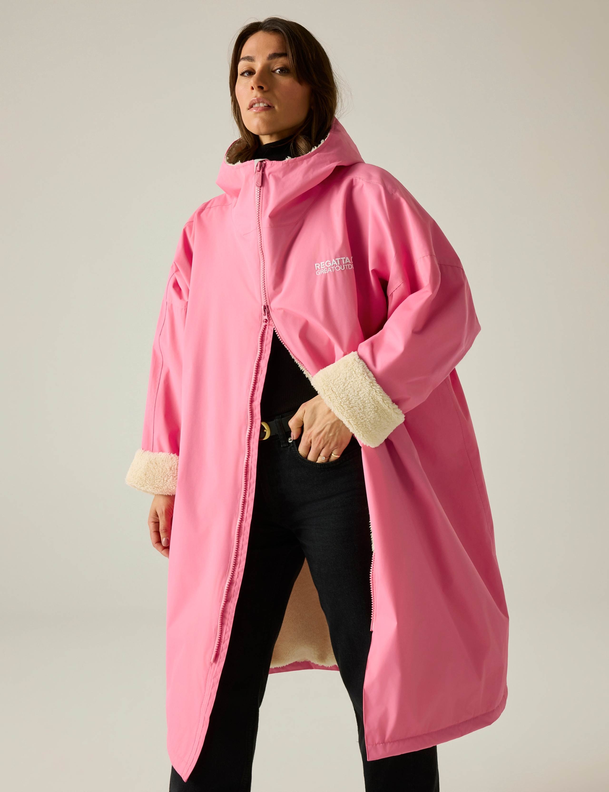 Waterproof Leopard Print Padded Coat