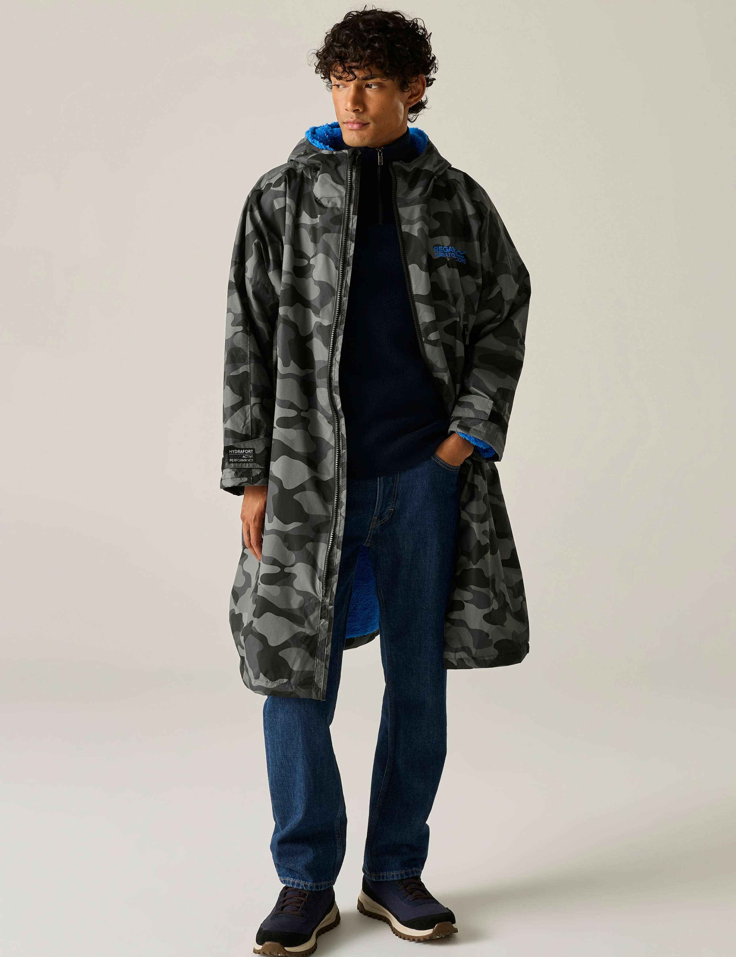 Waterproof Leopard Print Padded Coat