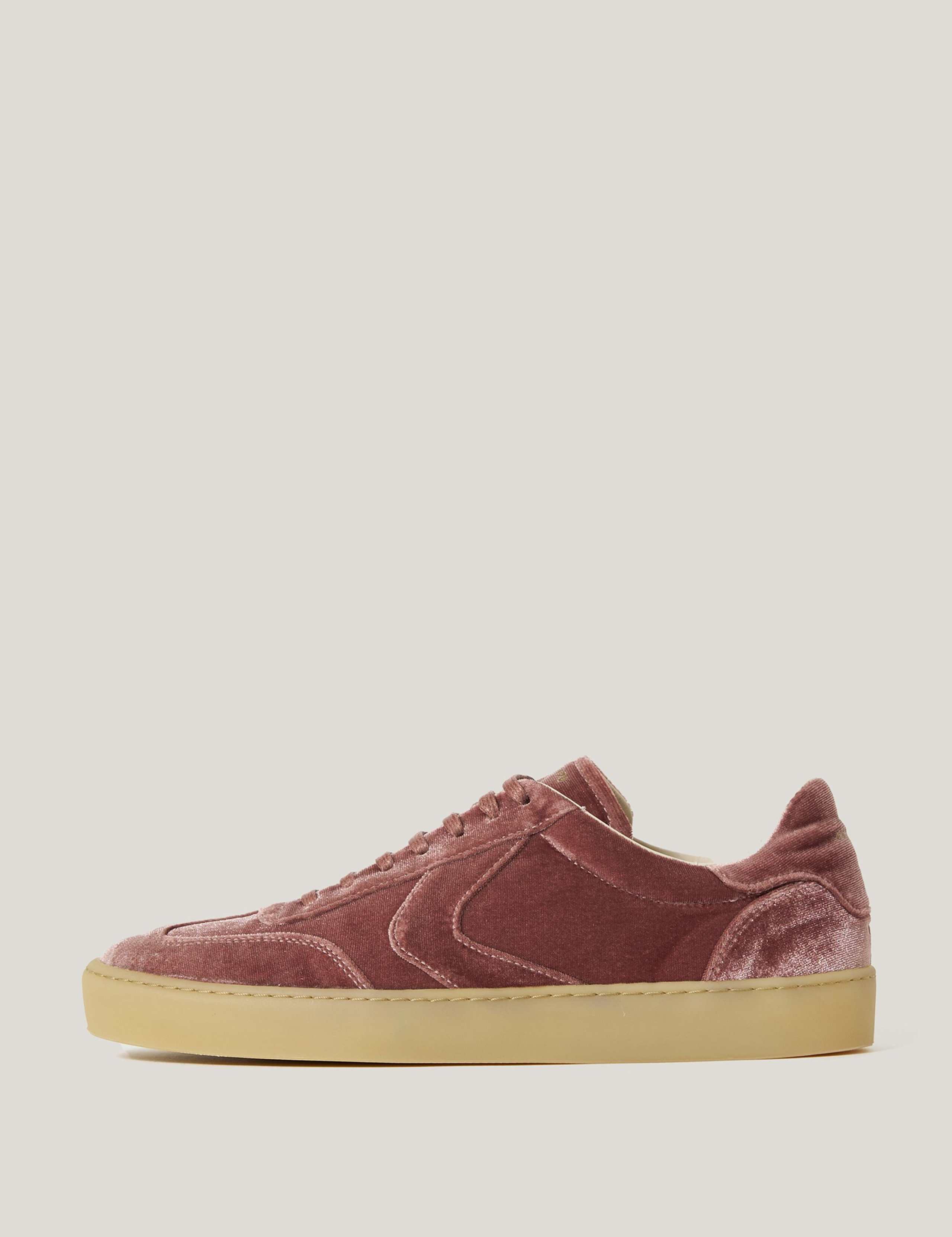 Velvet Cupsole Trainers
