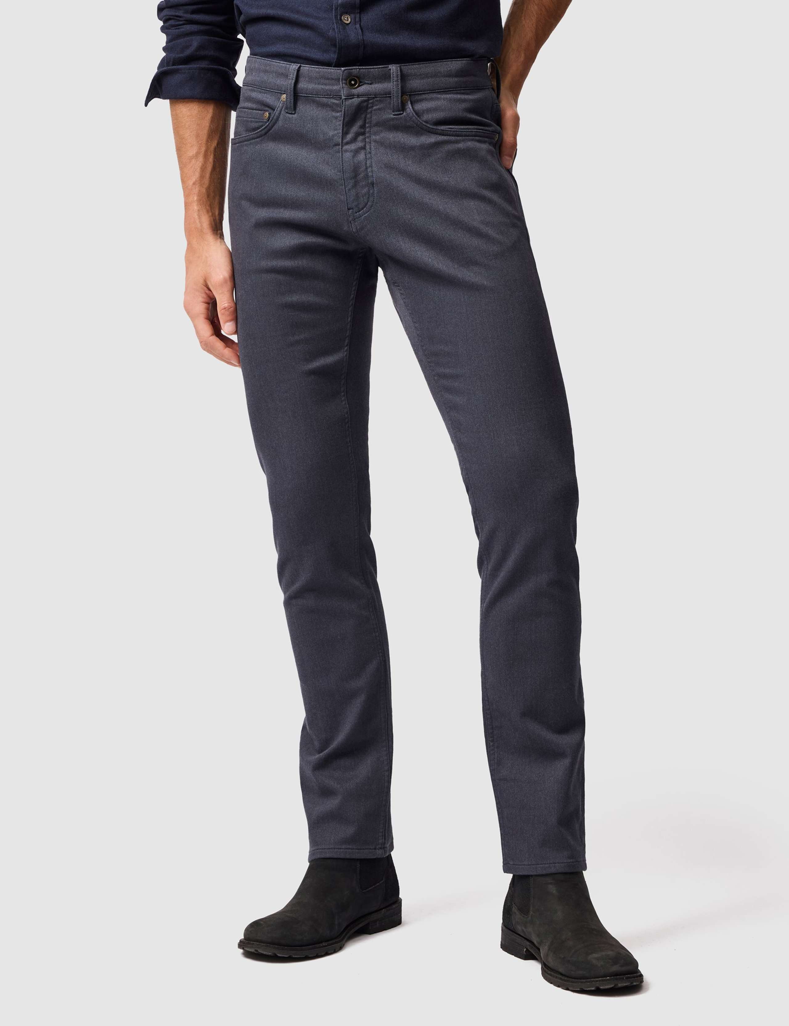 Motion Melange Straight Fit 5 Pocket Jeans