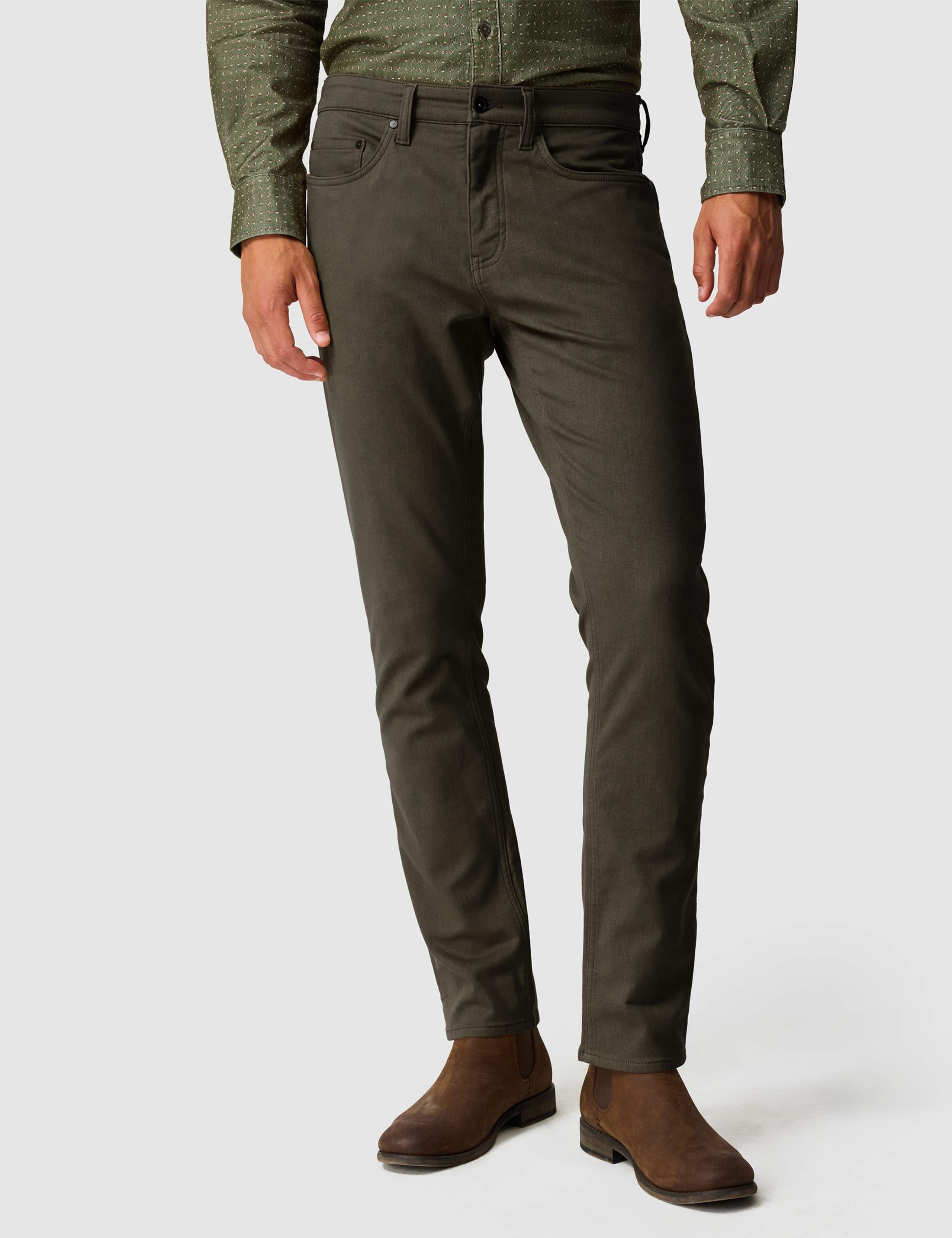 Motion Melange Straight Fit 5 Pocket Jeans