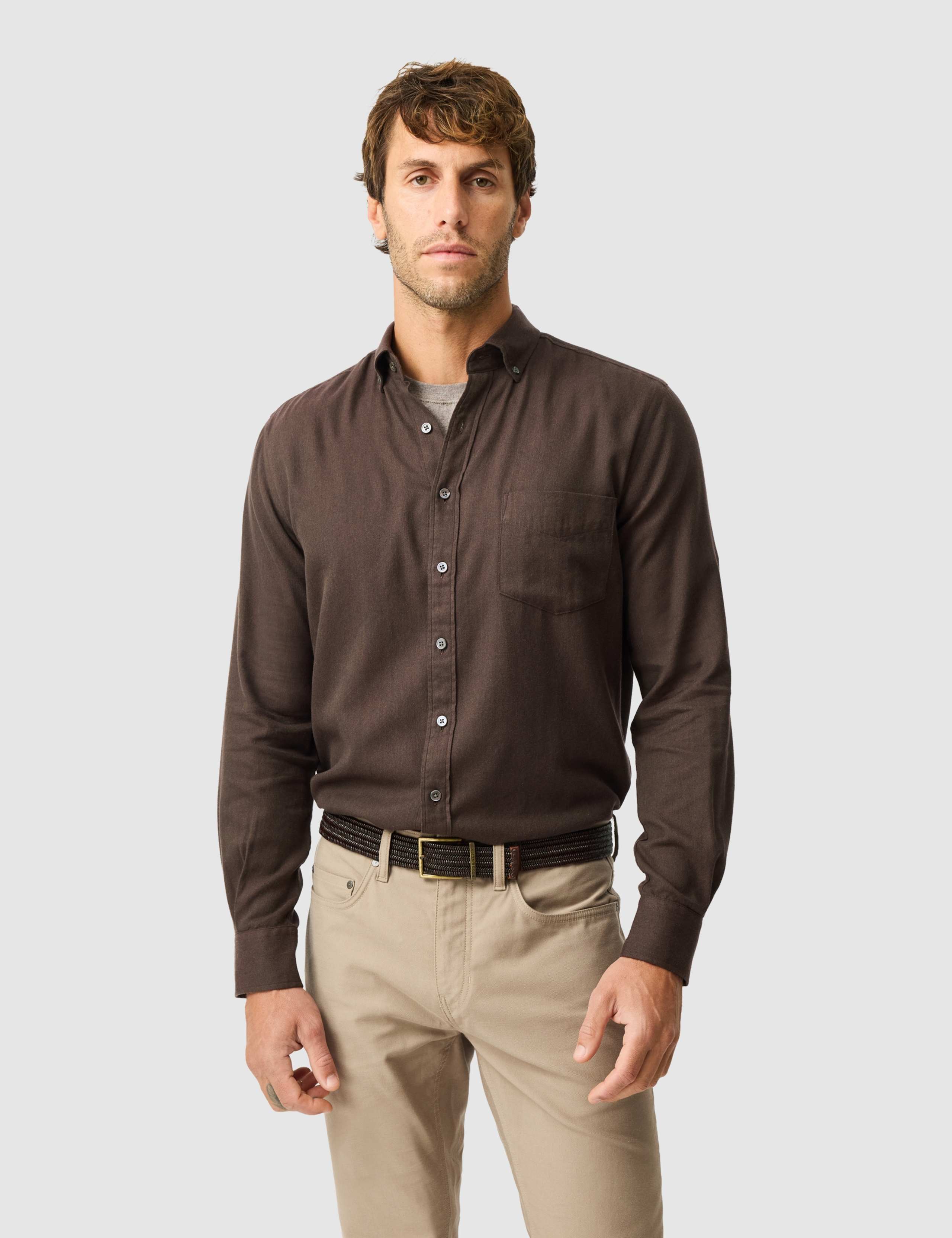 Slim Fit Cotton Rich Oxford Shirt