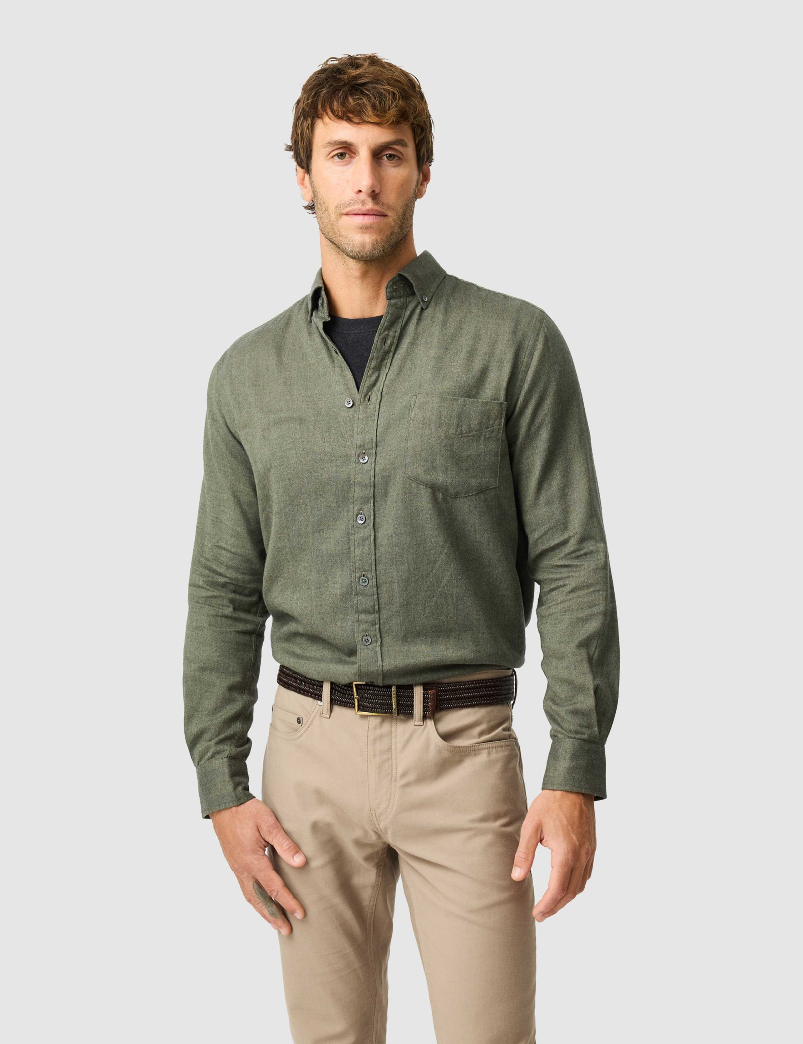 Slim Fit Cotton Rich Oxford Shirt
