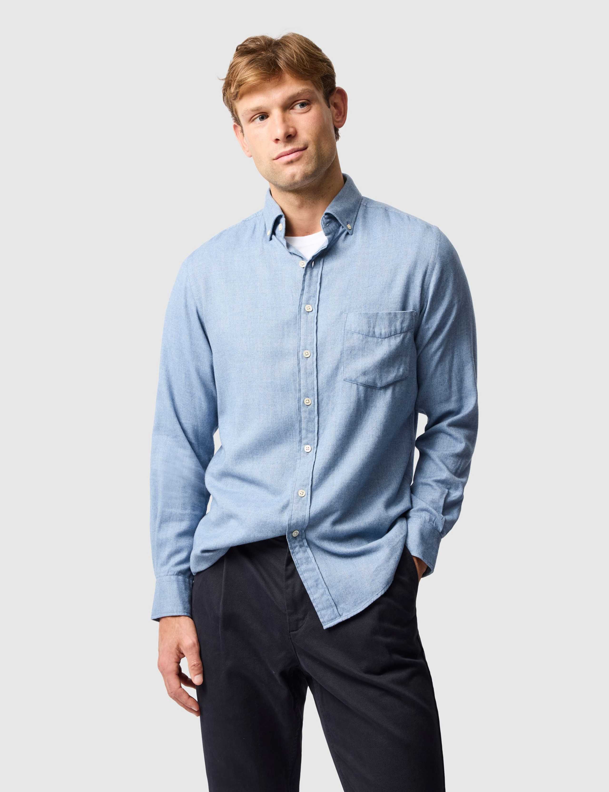 Slim Fit Cotton Rich Oxford Shirt