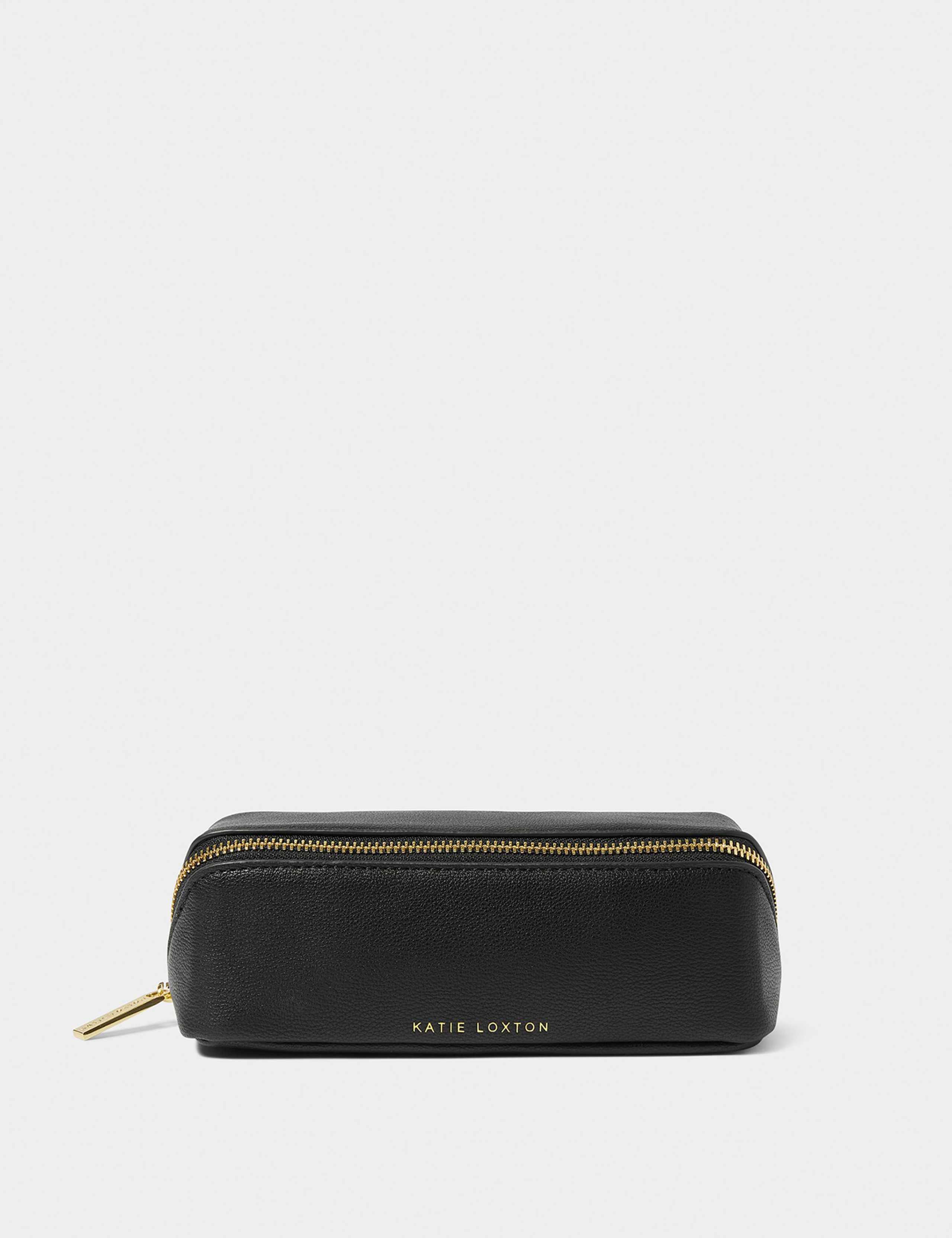 Faux Leather Small Make-Up Bag