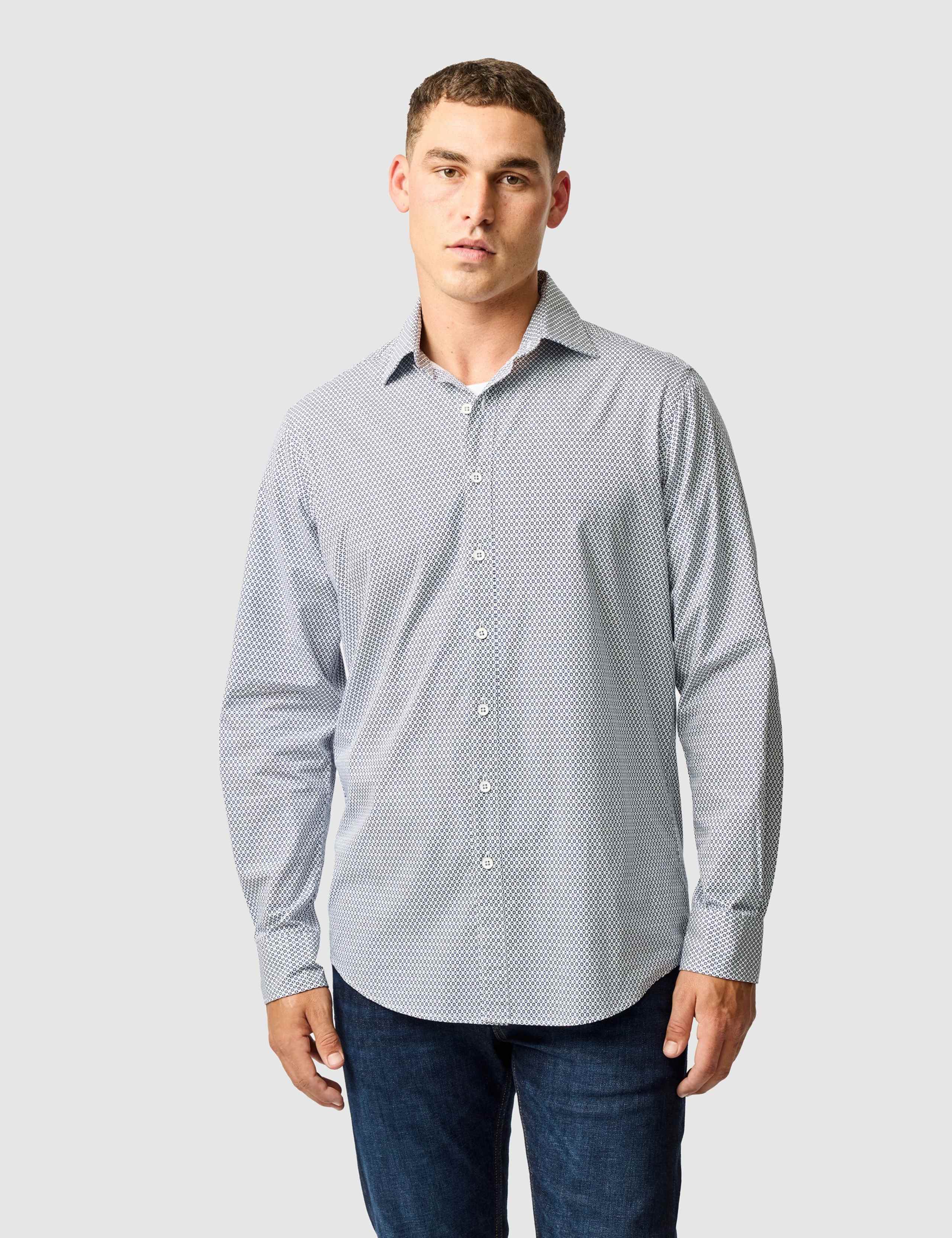 Wiltshire Pure Cotton Geometric Shirt