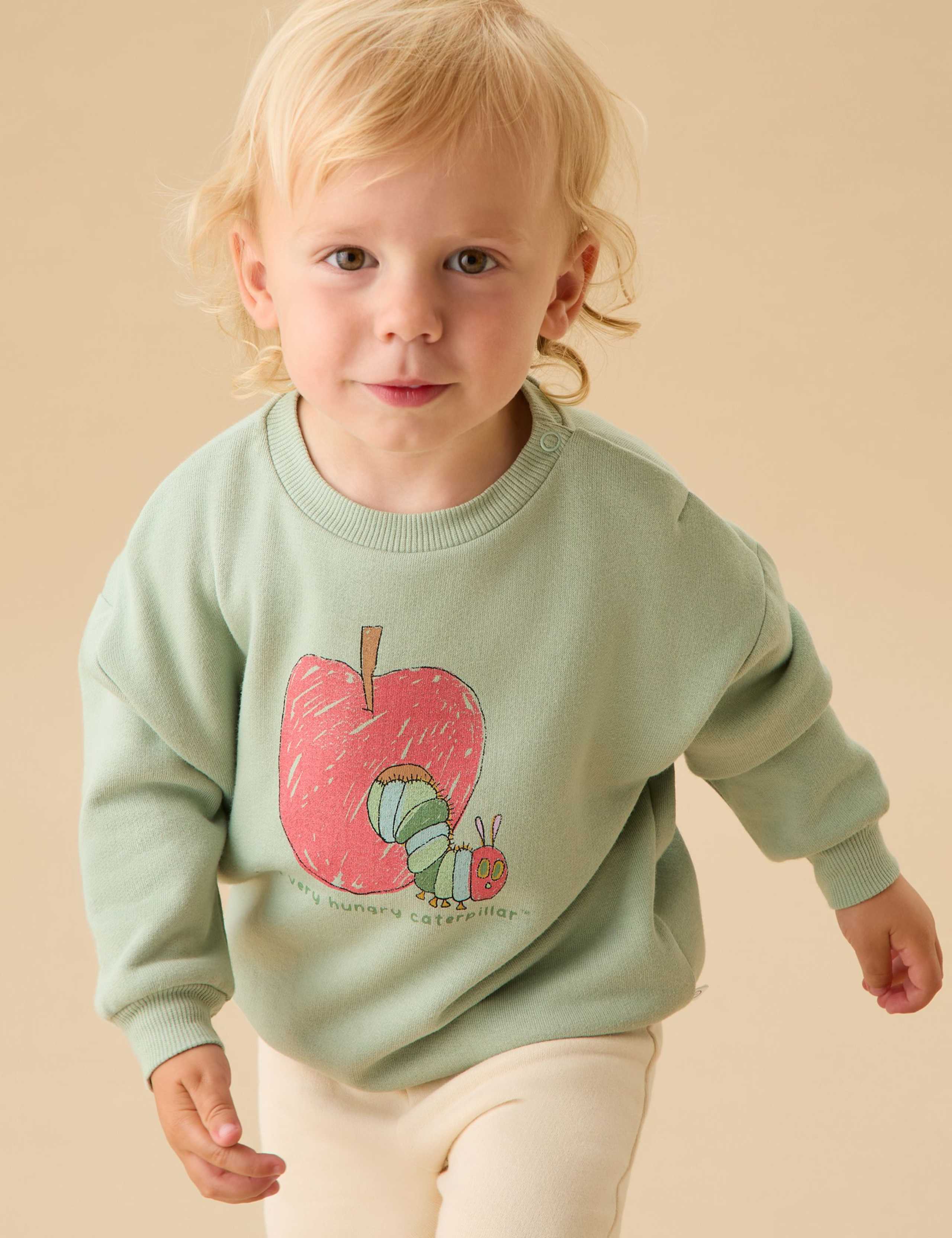 Cotton Blend The Very Hungry Caterpillar™ Sweater (3 Mths-6 Yrs)