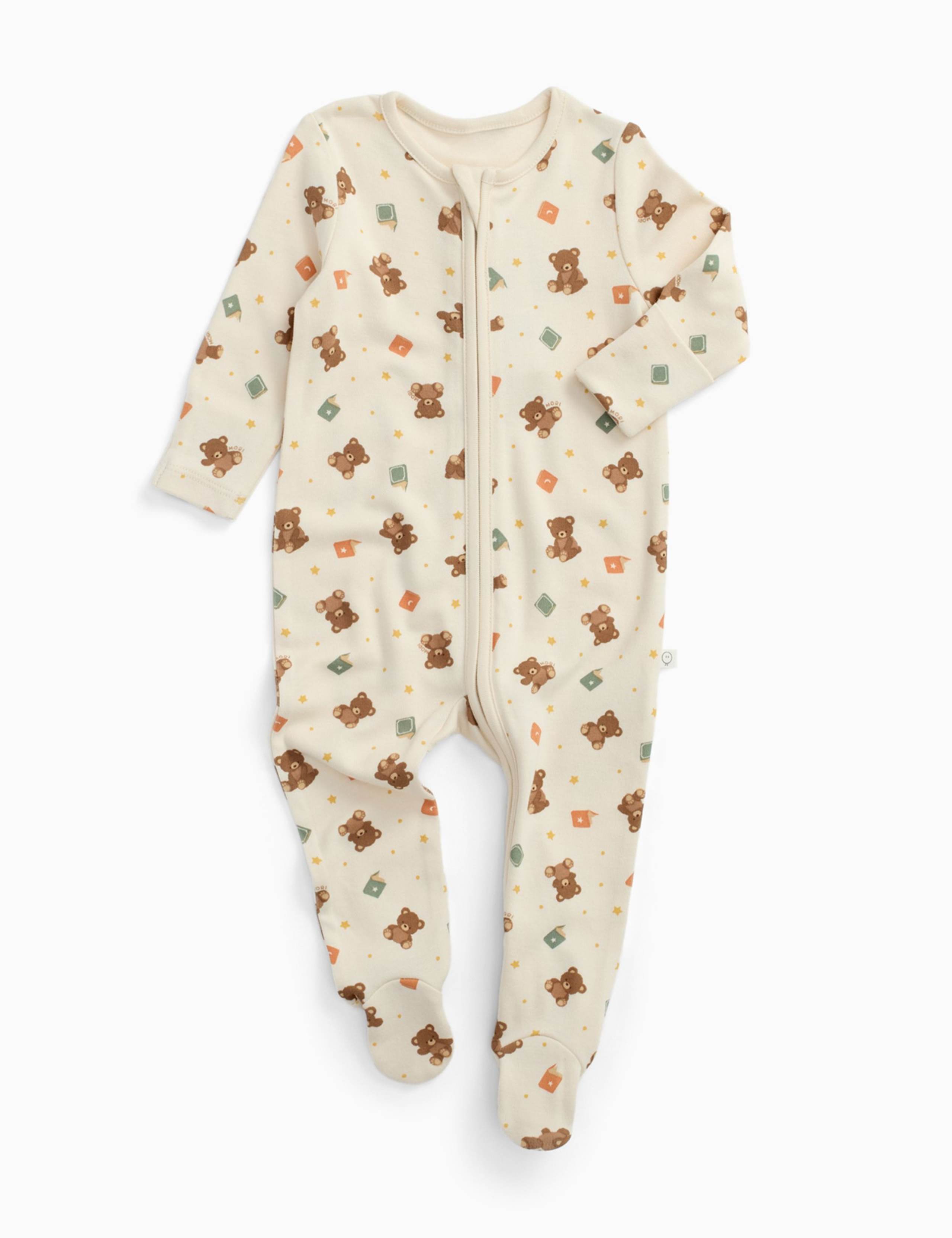Cotton Blend Patterned Sleepsuit (0-18 Mths)
