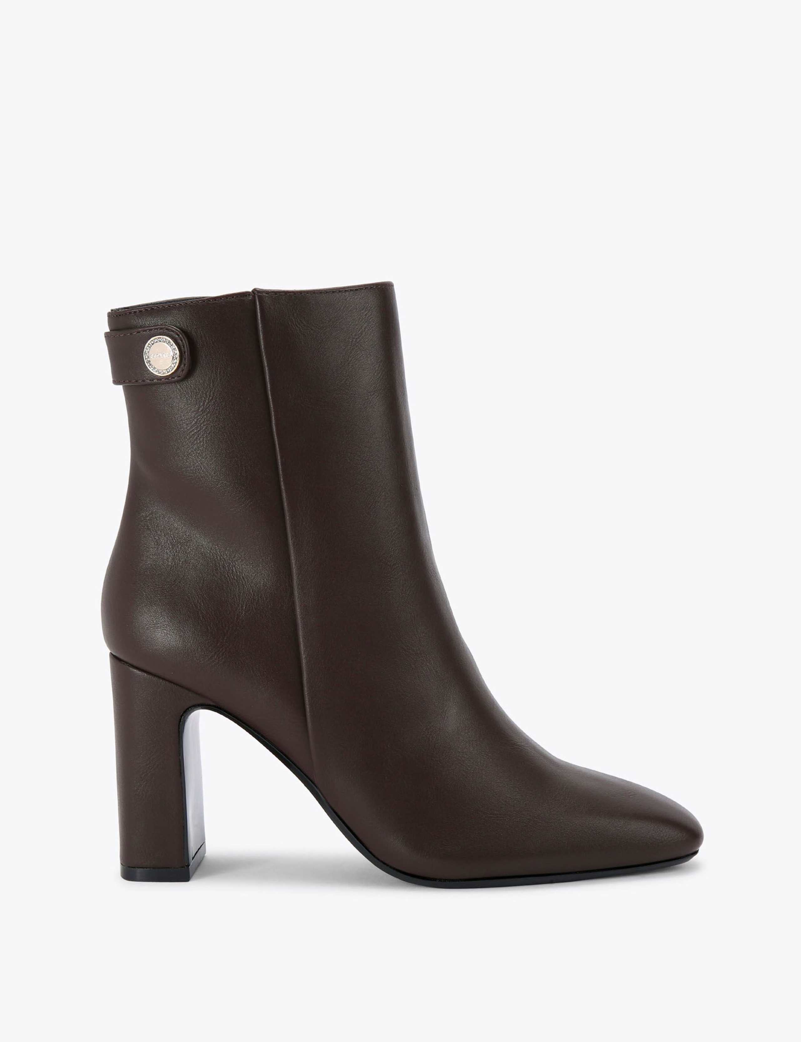 Block Heel Ankle Boots
