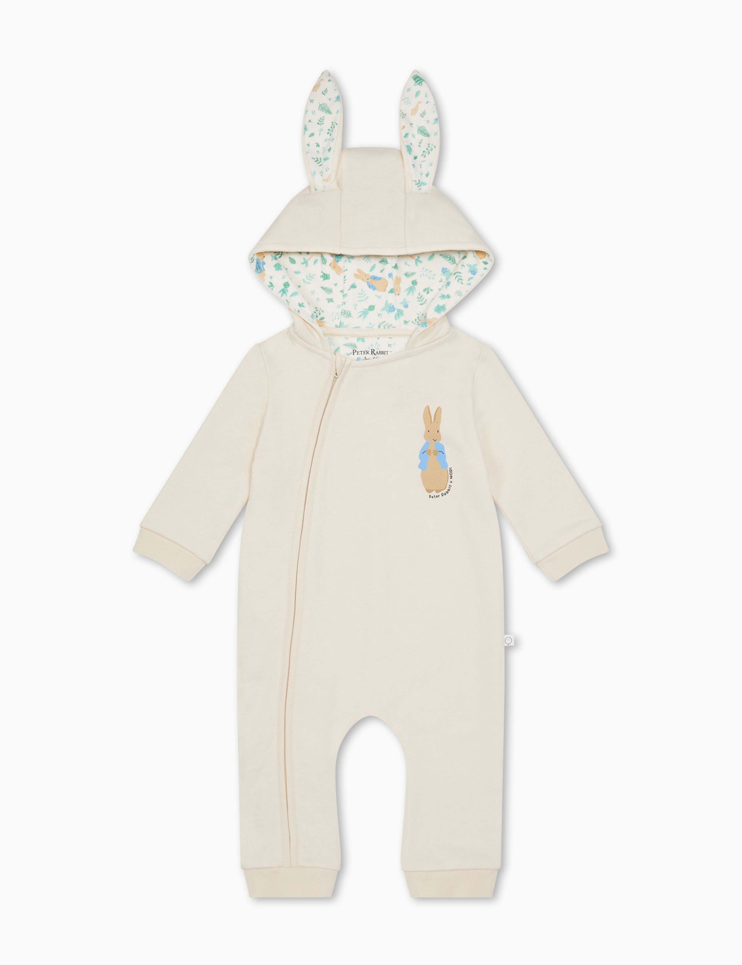 Pure Cotton Supersoft Peter Rabbit Jumpsuit (0-12 Mths)