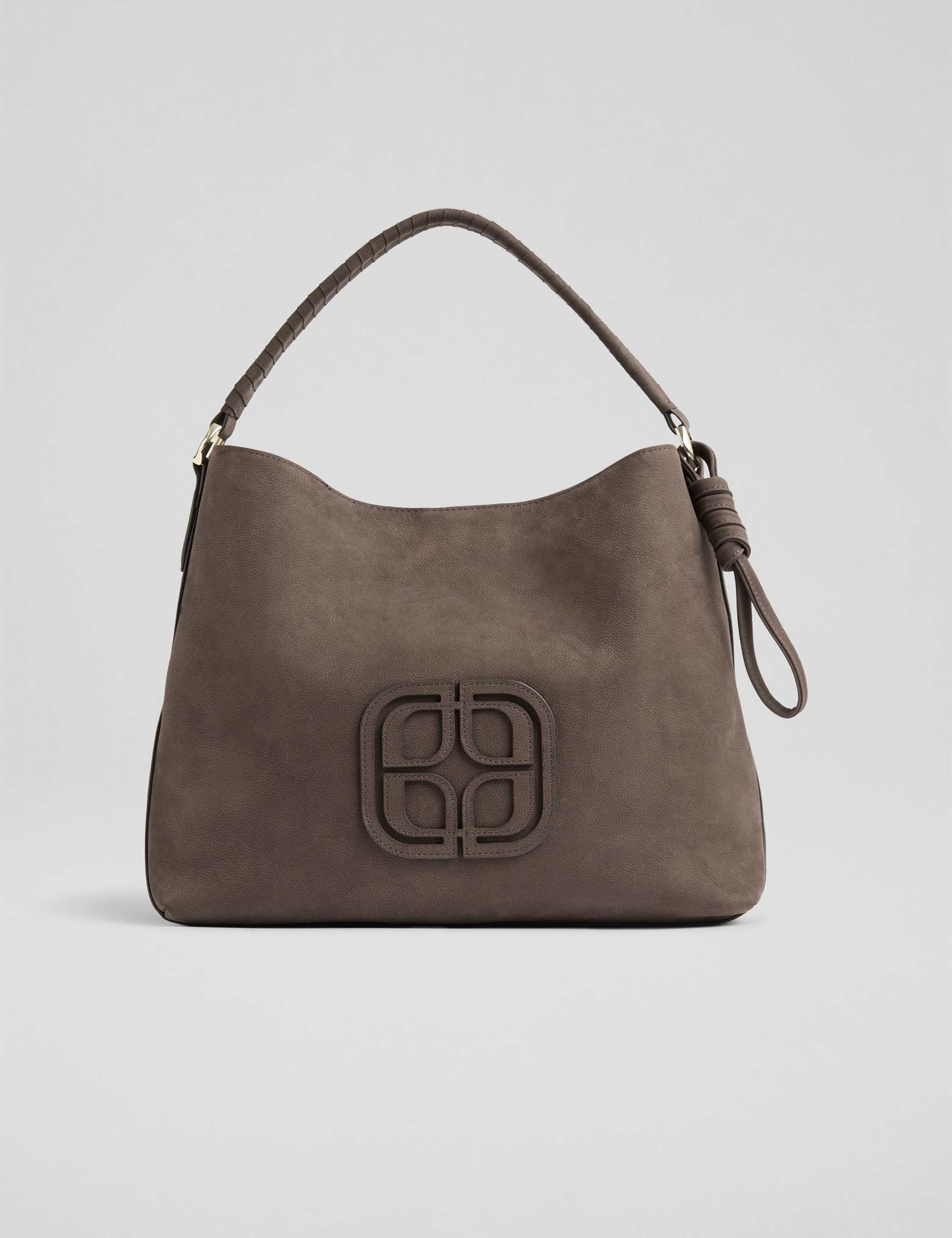 Leather Hobo Shoulder Bag