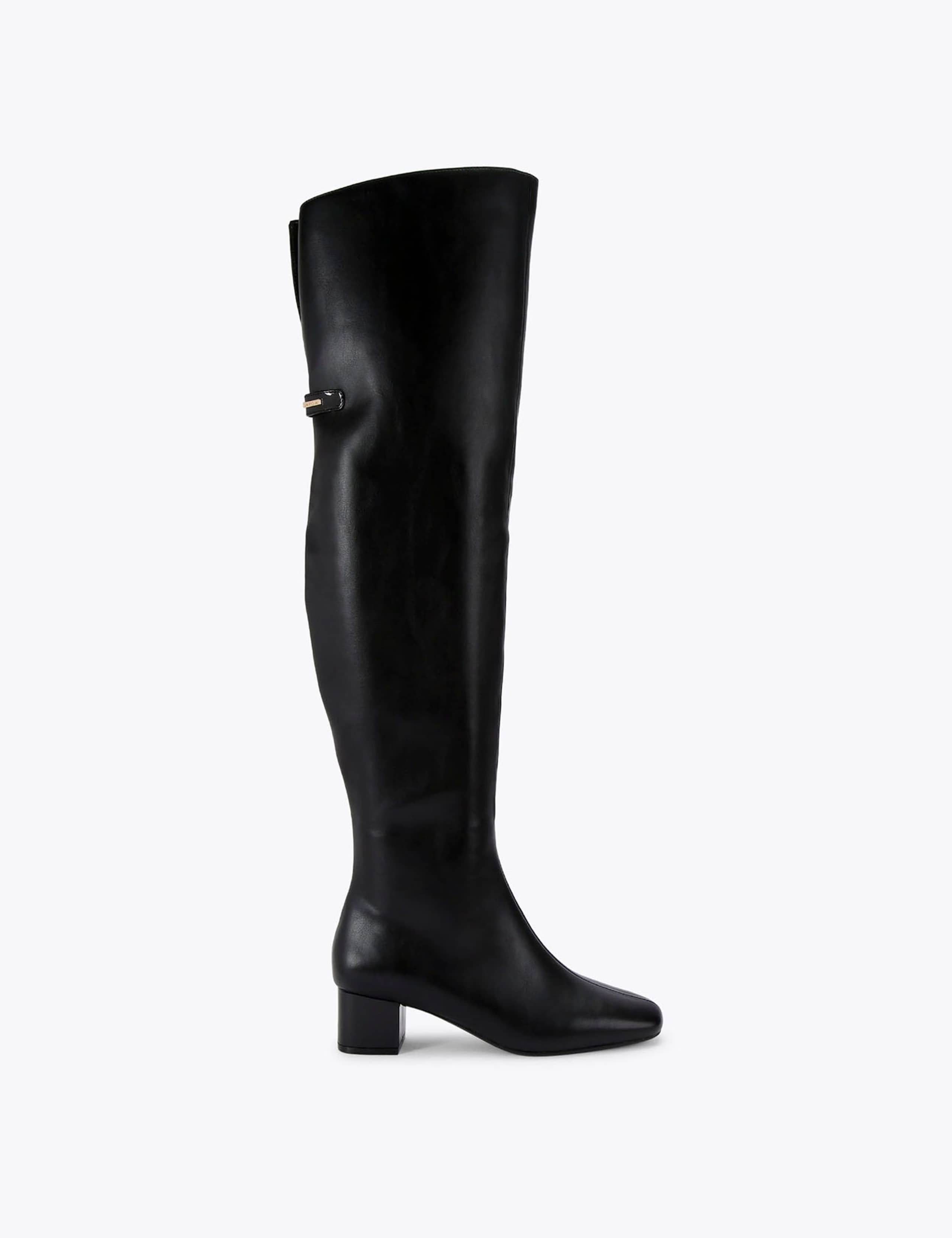 Block Heel Over the Knee Boots