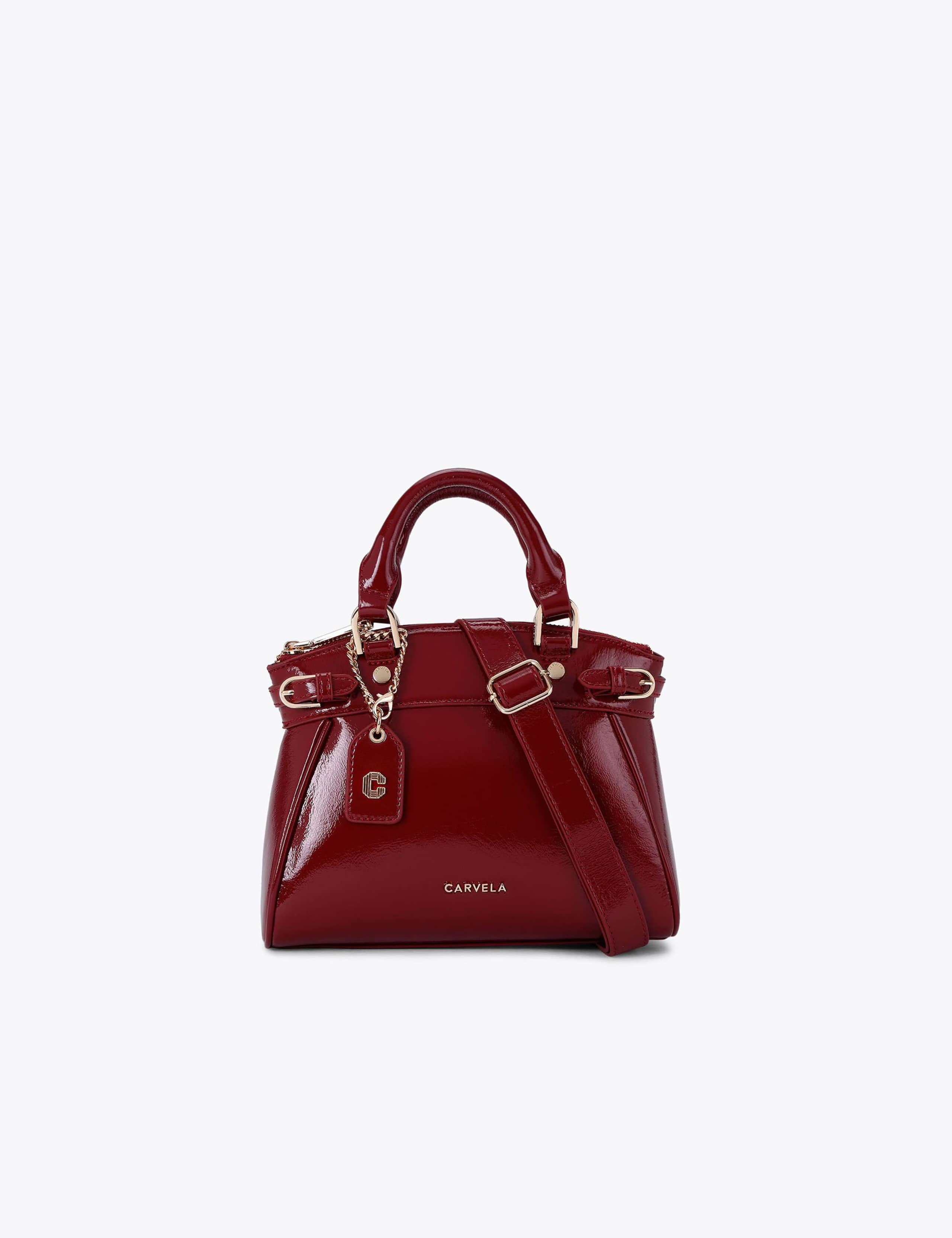 Faux Leather Mini Tote Bag