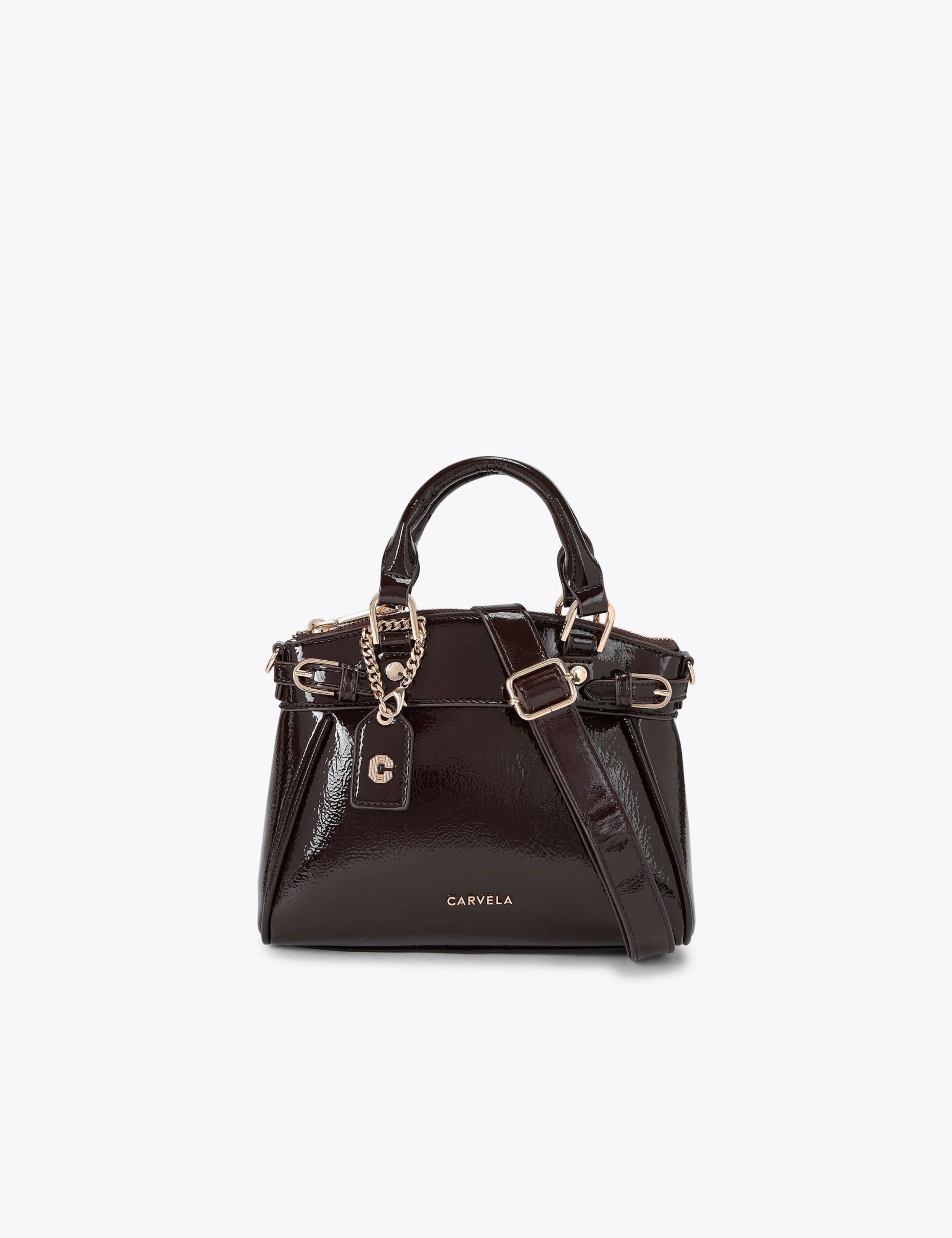 Faux Leather Mini Tote Bag