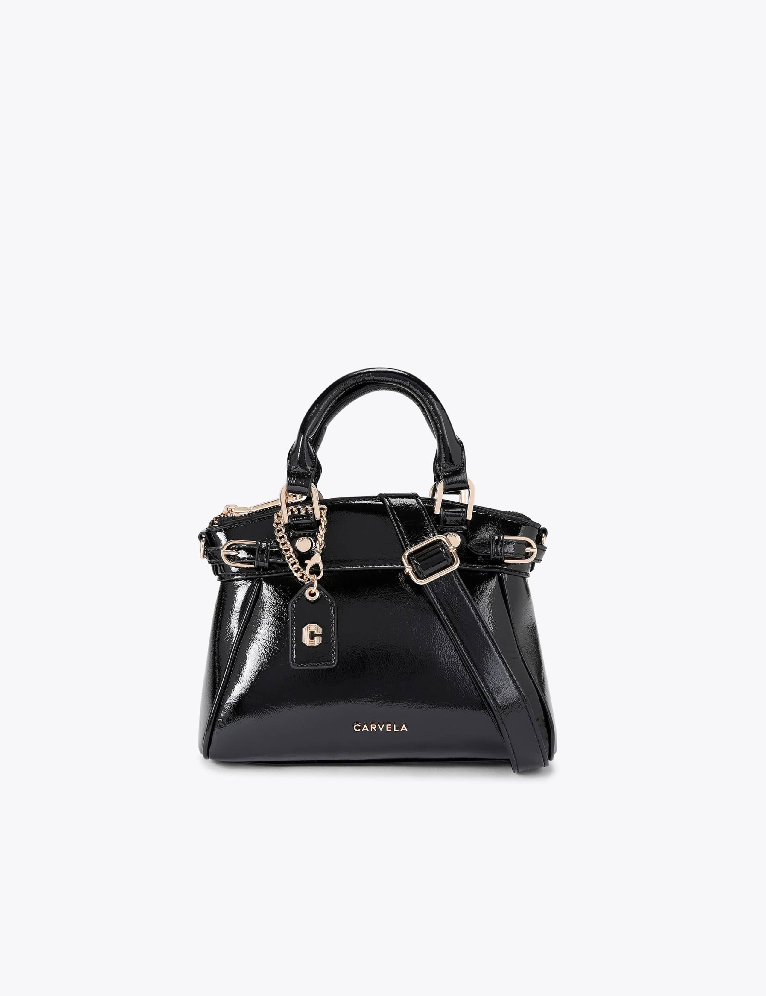 Faux Leather Mini Tote Bag