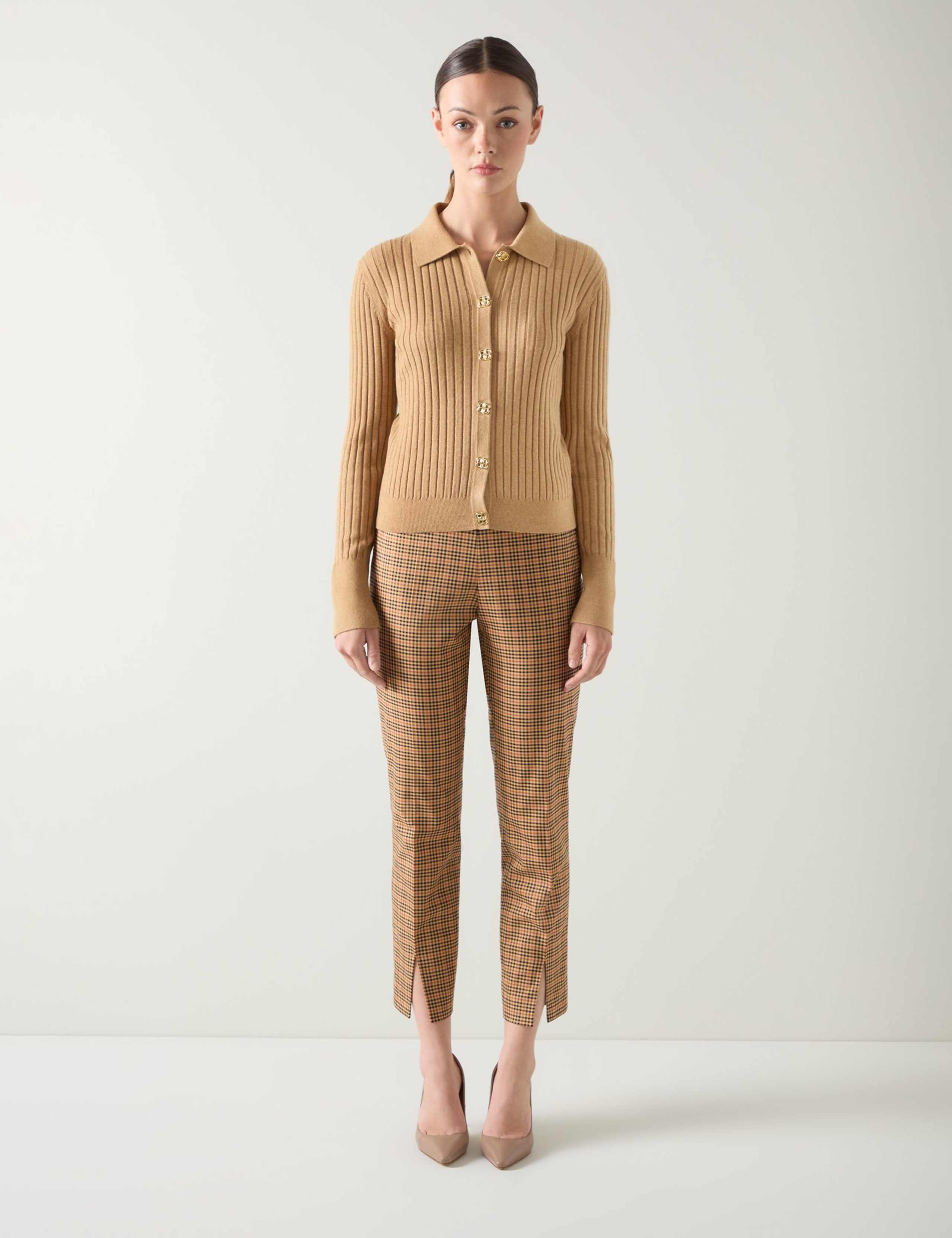 Cotton Rich Cardigan with Merino Wool