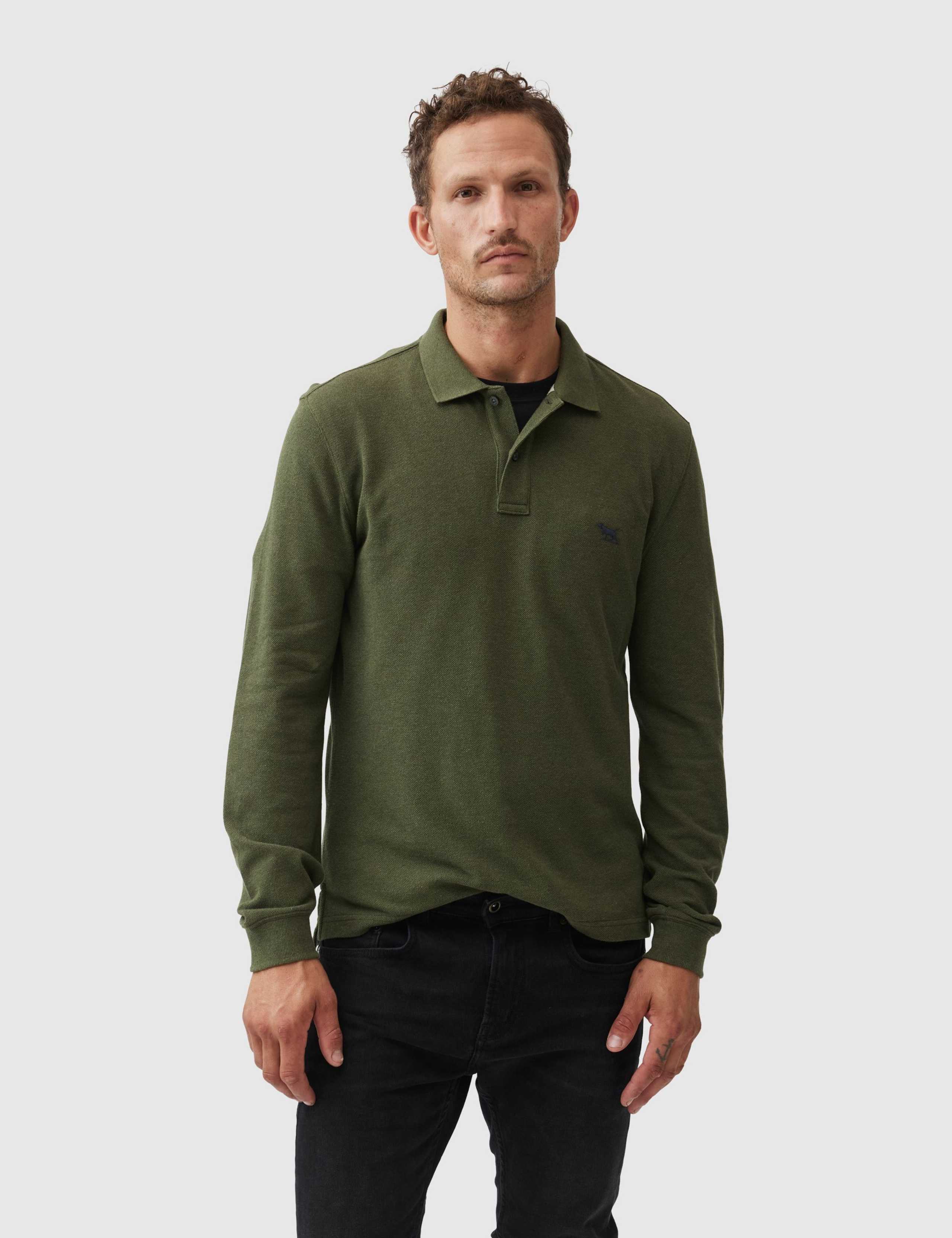 Gunn Pure Cotton Long Sleeve Polo Shirt