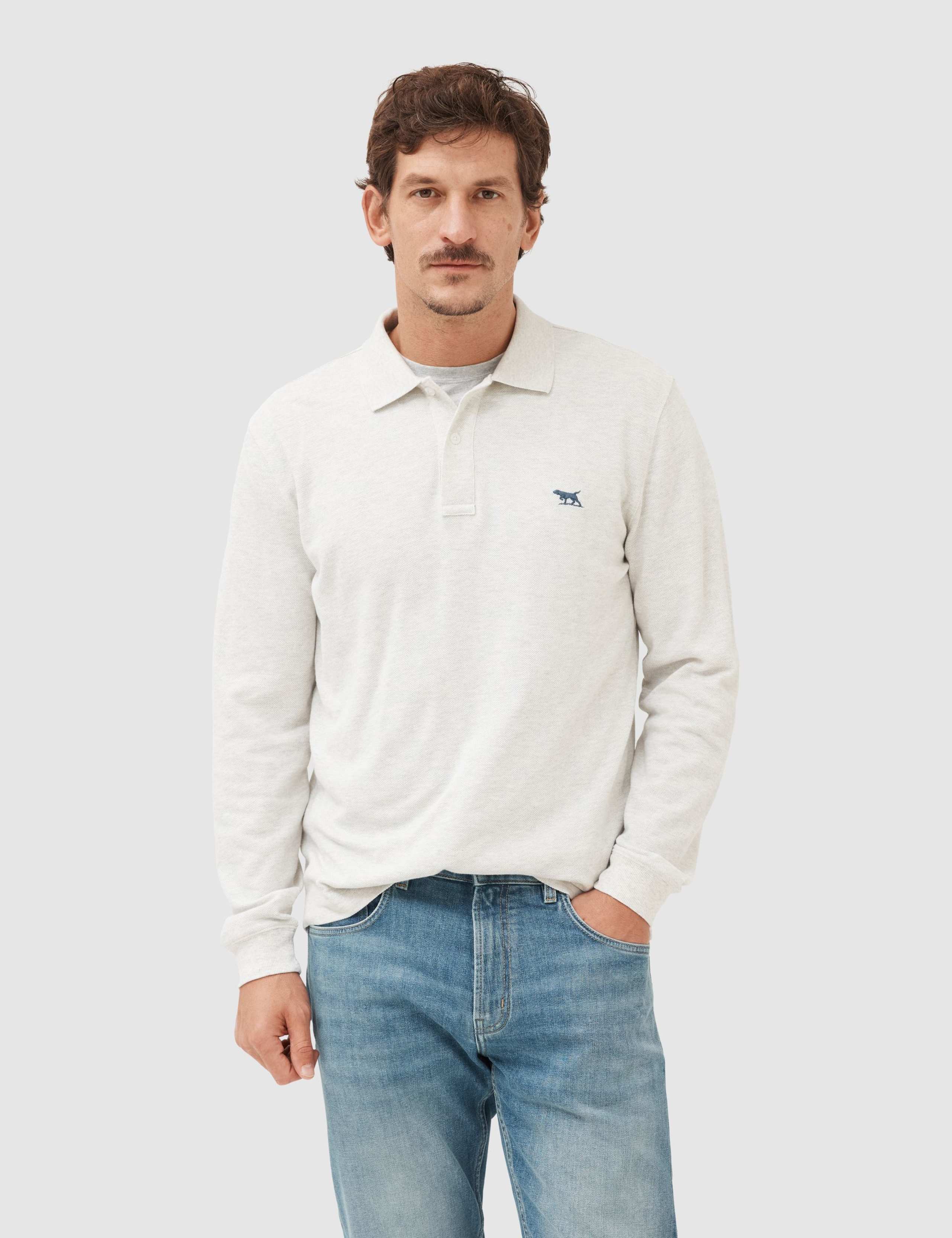 Gunn Pure Cotton Long Sleeve Polo Shirt