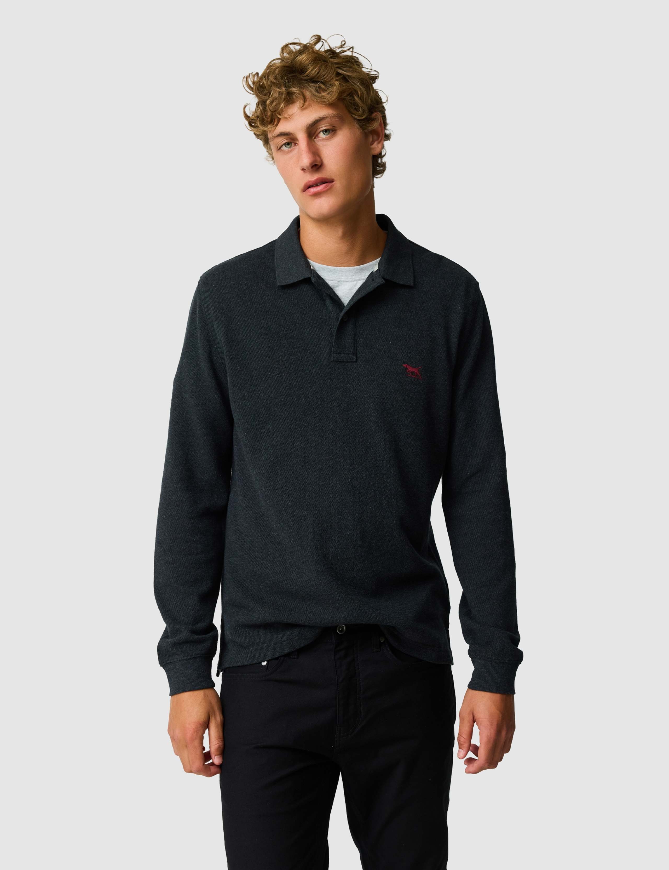 Gunn Pure Cotton Long Sleeve Polo Shirt