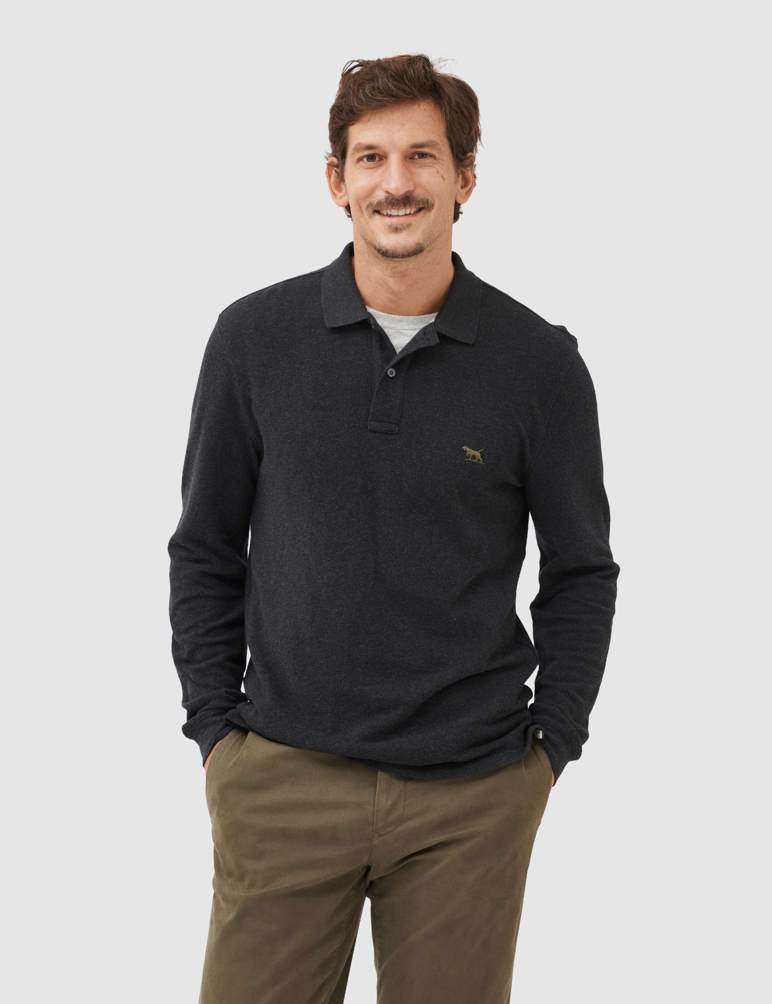 Gunn Pure Cotton Long Sleeve Polo Shirt