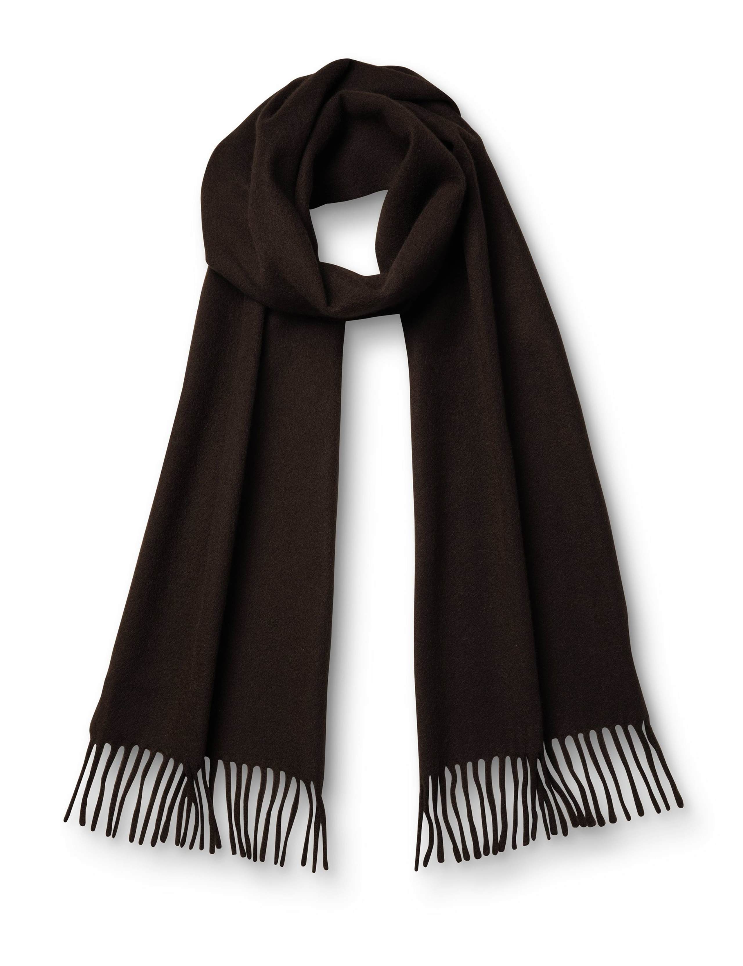 Pure Cashmere Fringed Scarf