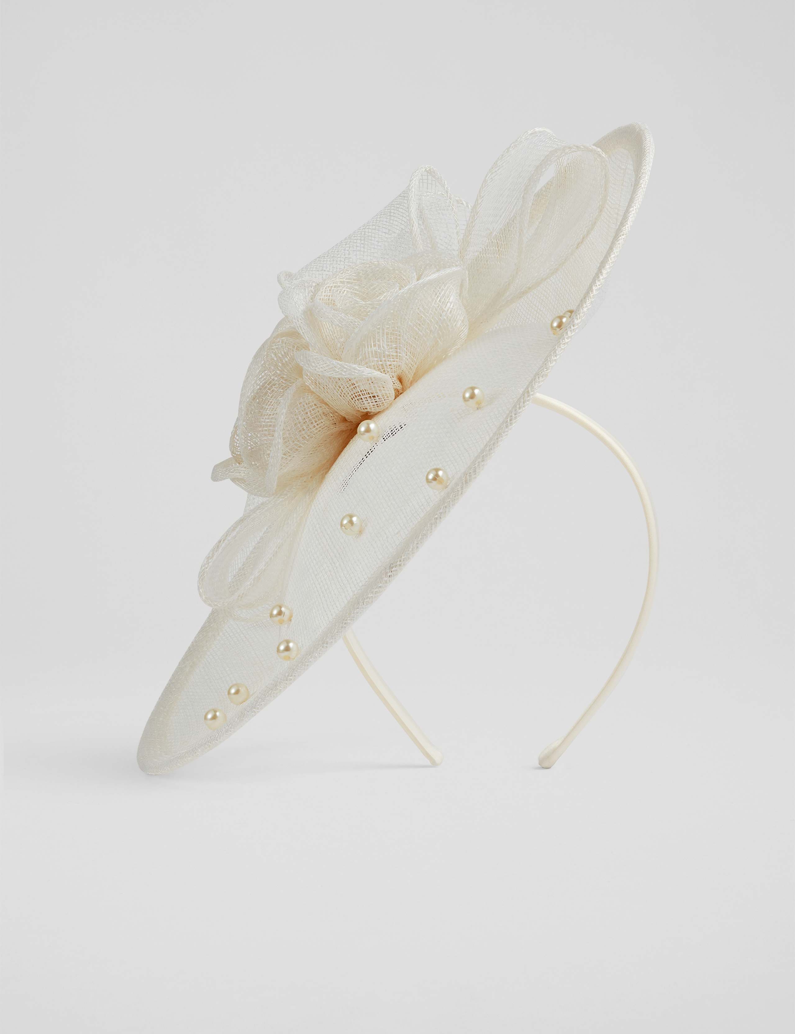 Beaded Floral Fascinator