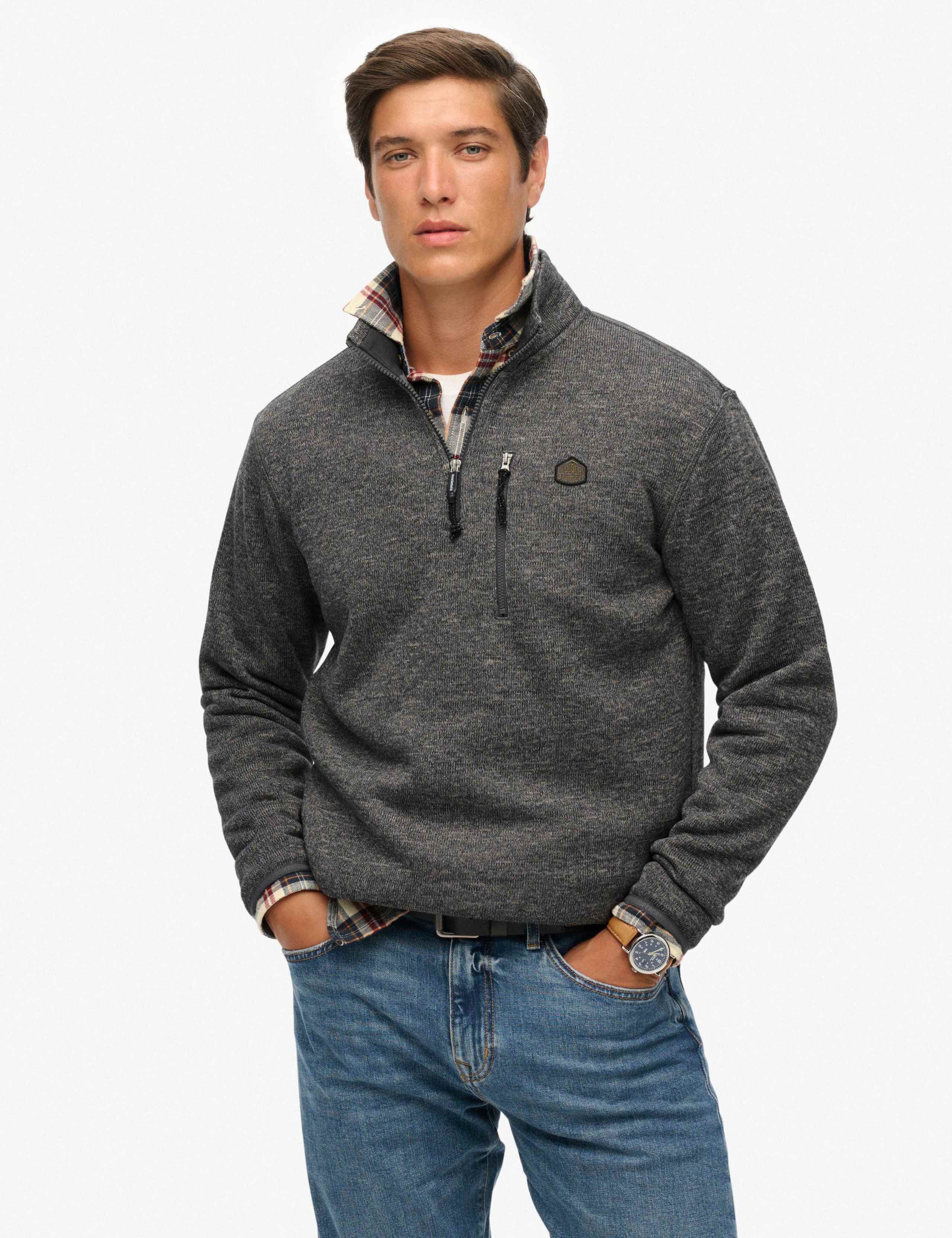 Fleece Half Zip Jumper