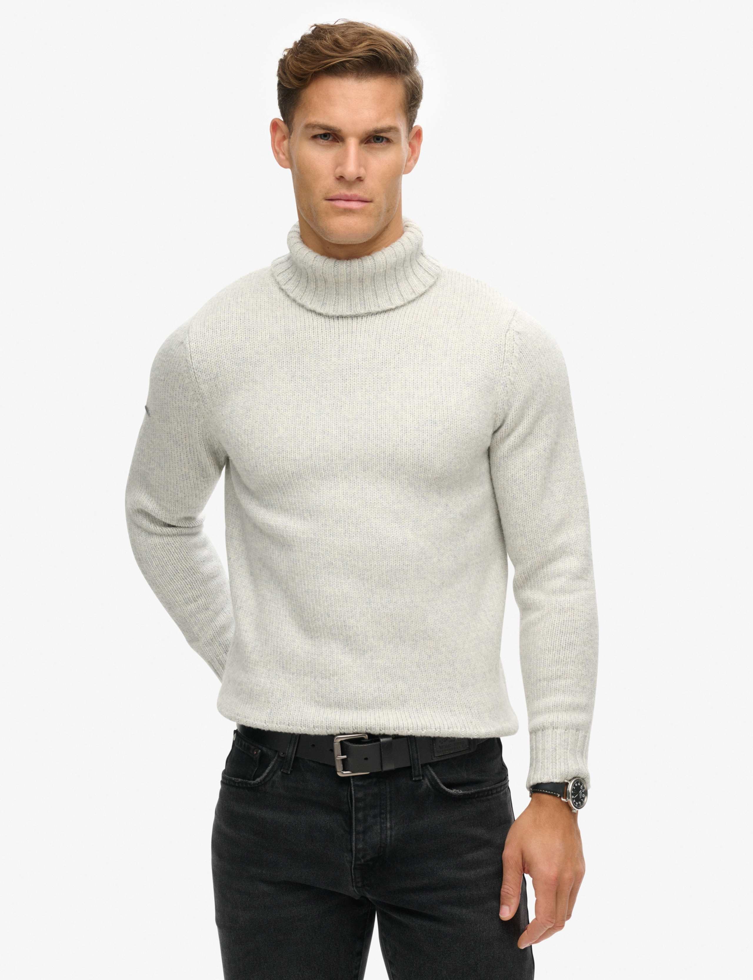 Brushed Roll Neck Jumper