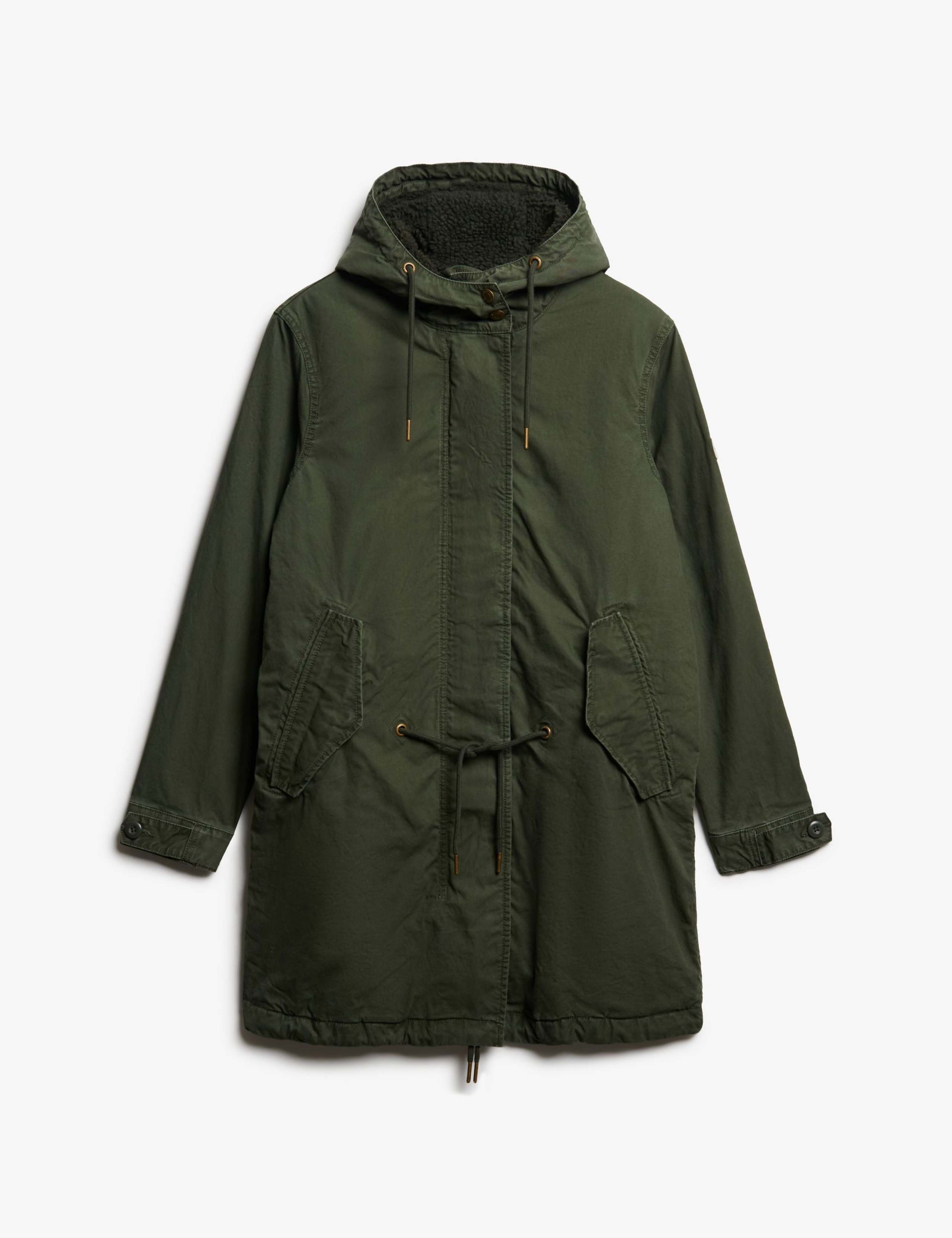Pure Cotton Hooded Parka