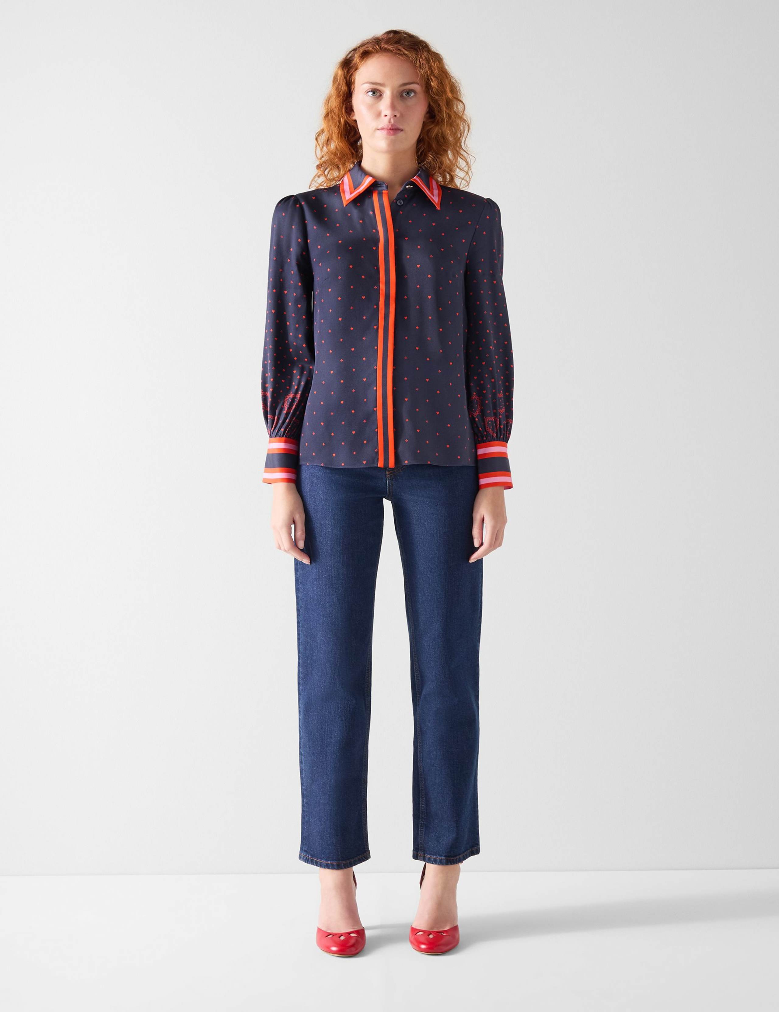 Printed Collared Shirt