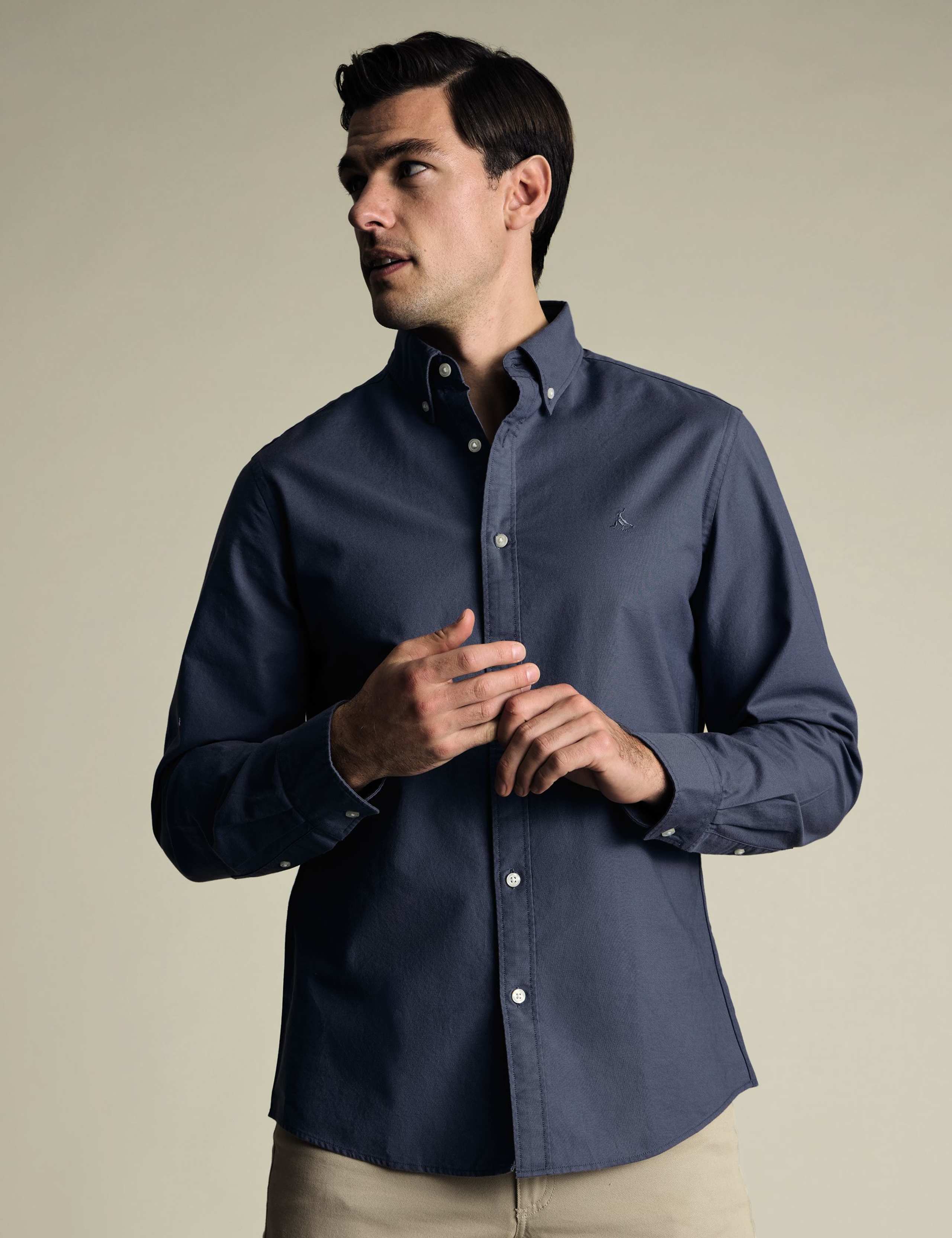 Slim Fit Pure Cotton Oxford Shirt