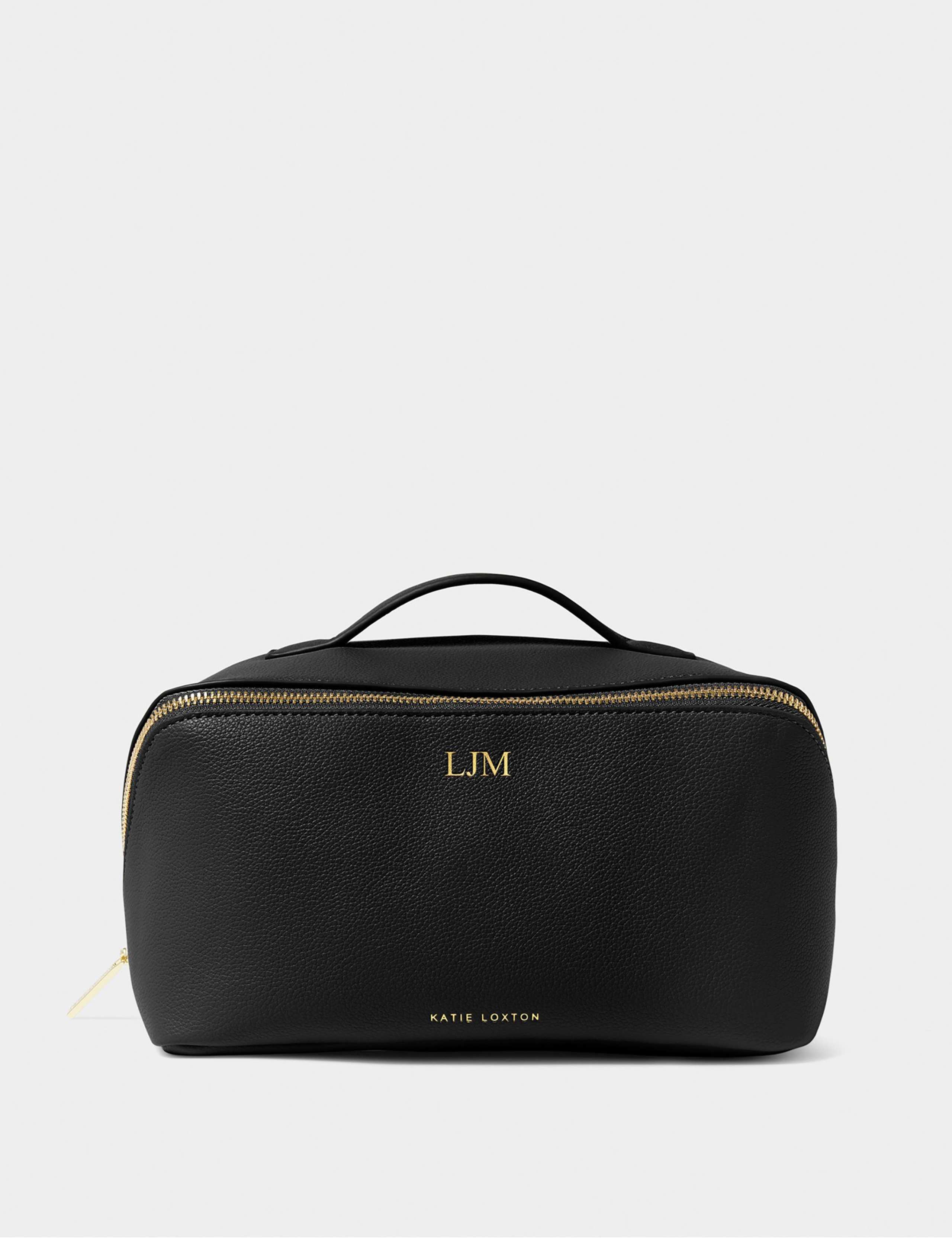 Personalised Faux Leather Wash Bag